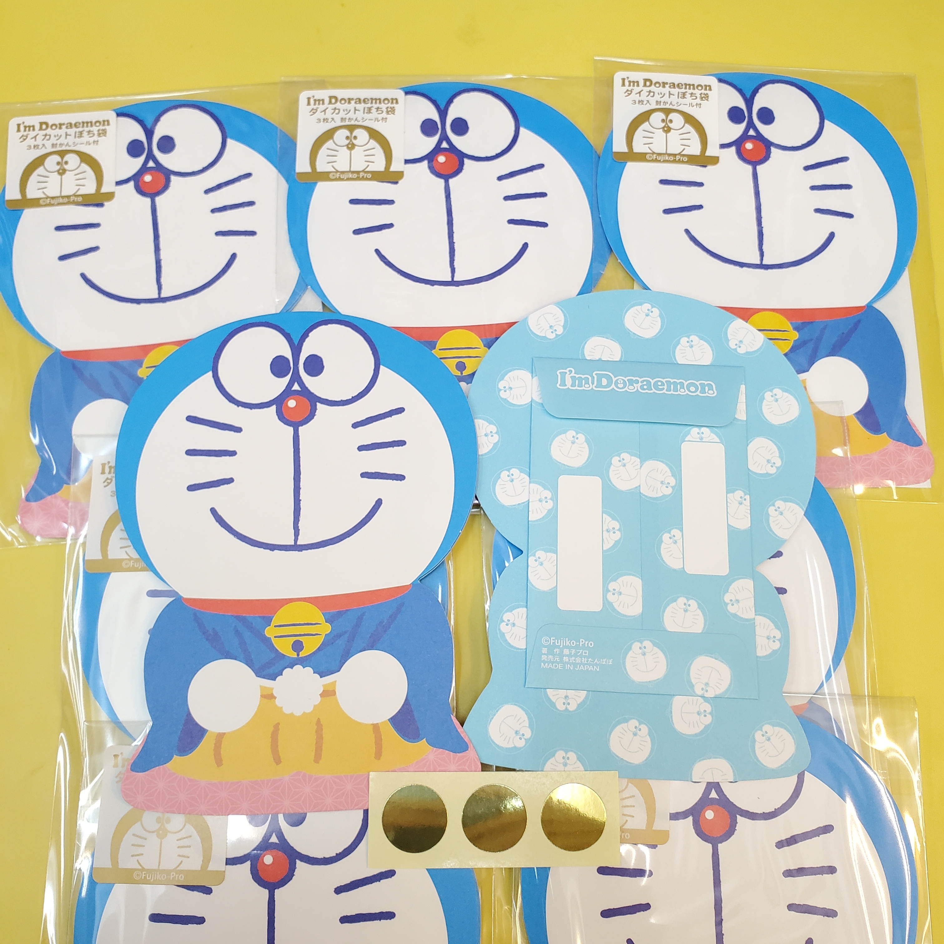 [現貨] [日本製] 多啦A夢 利是封3枚入 {TF018755A}