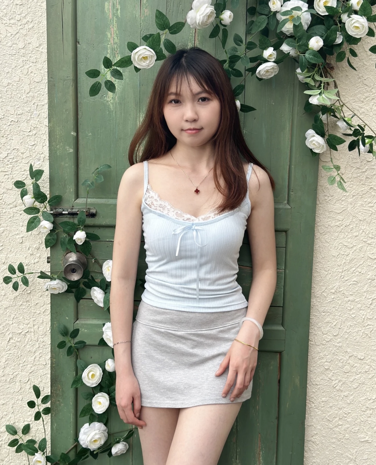 TP426甜美蕾丝吊带