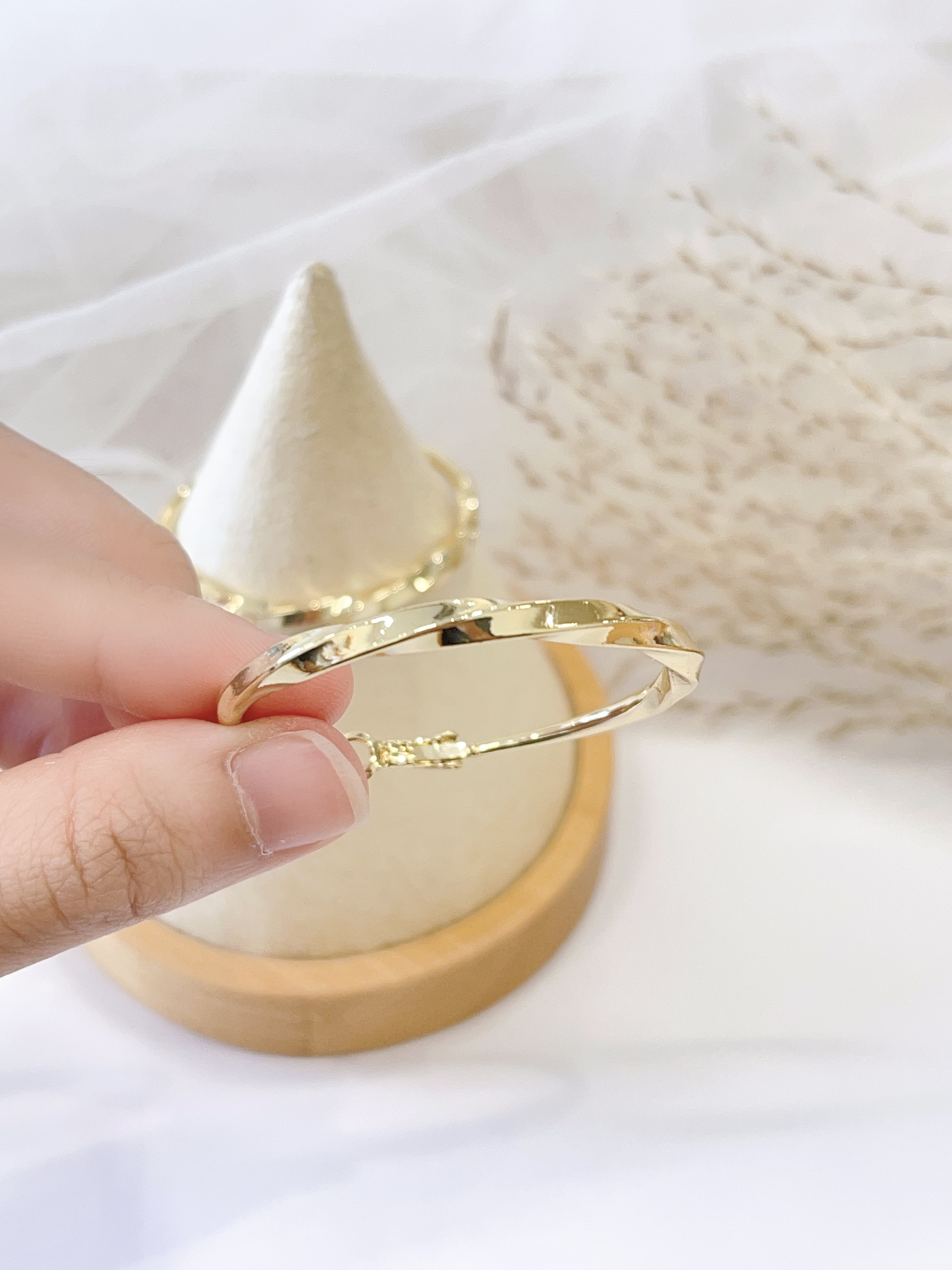 切割纹路感简约耳环