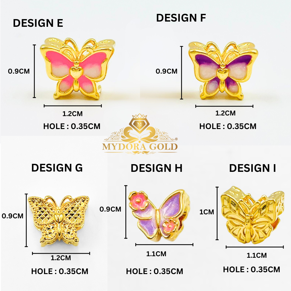 MYDORA Bead Butterflies Series (5G) l EMAS 916/22K