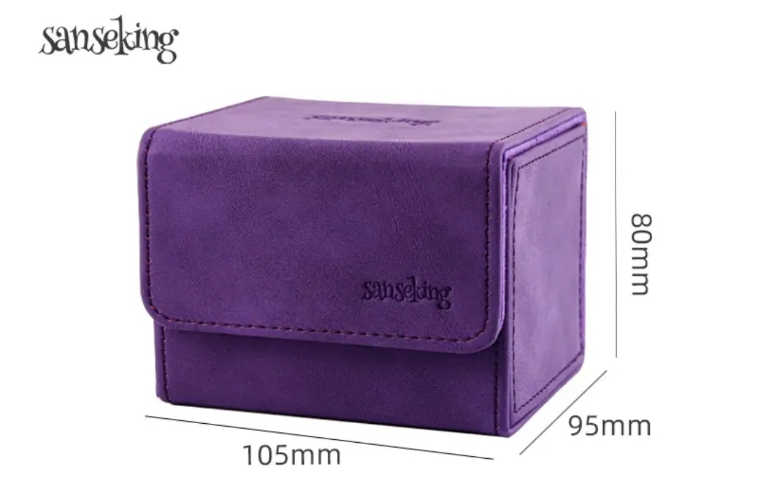 Sanseking PU Leather Deck Box 100+ Purple