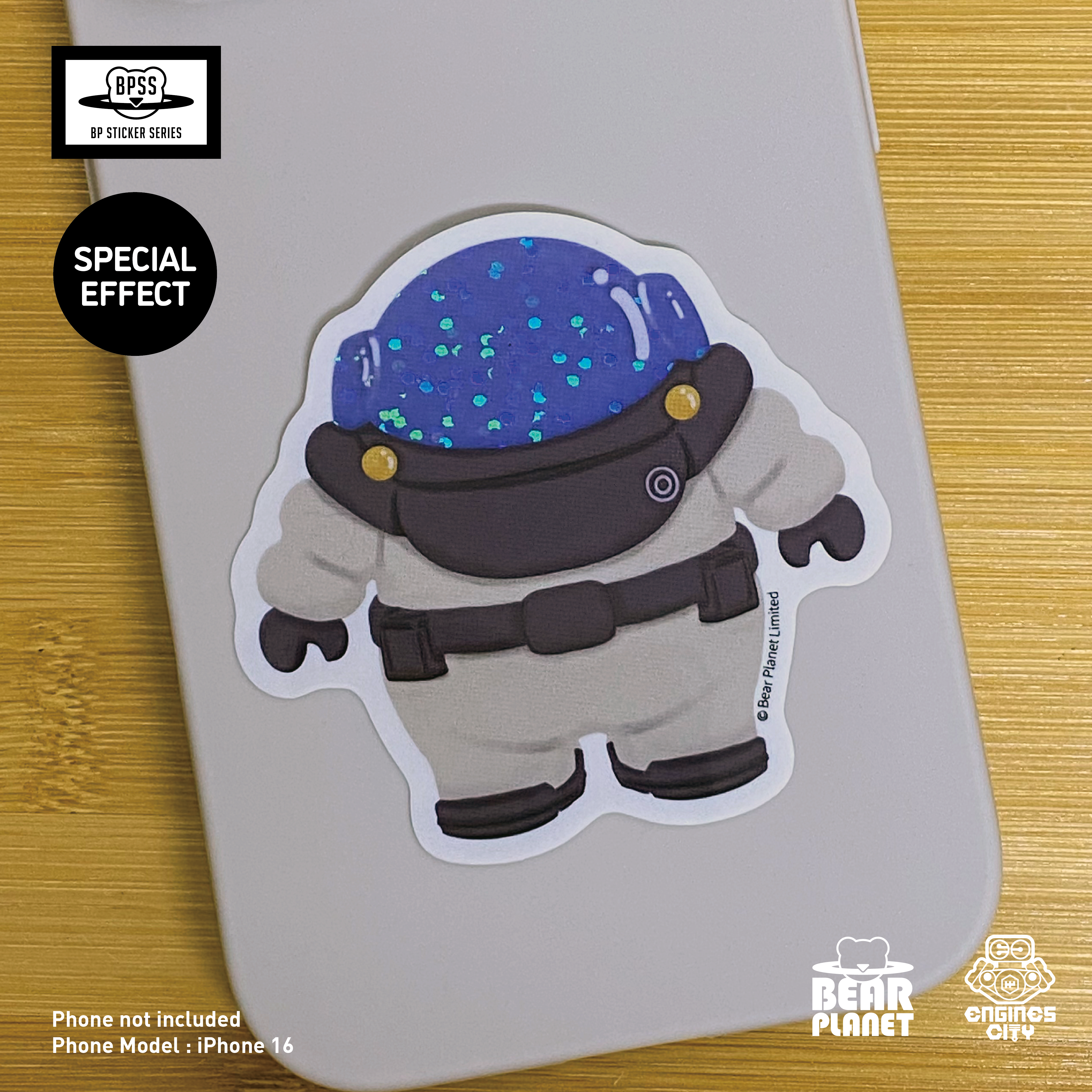Bear Planet Sticker Series 0001-00015