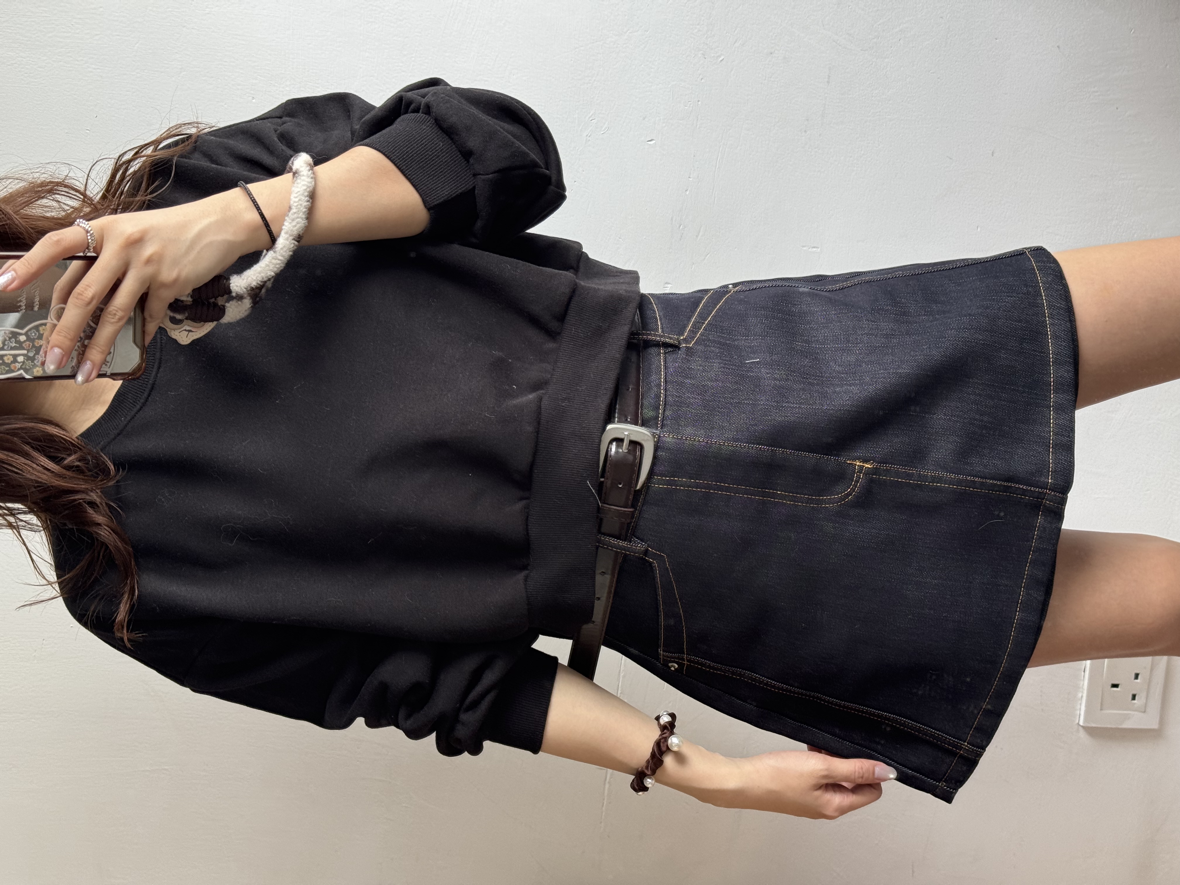 特價 抓毛底淨色top 