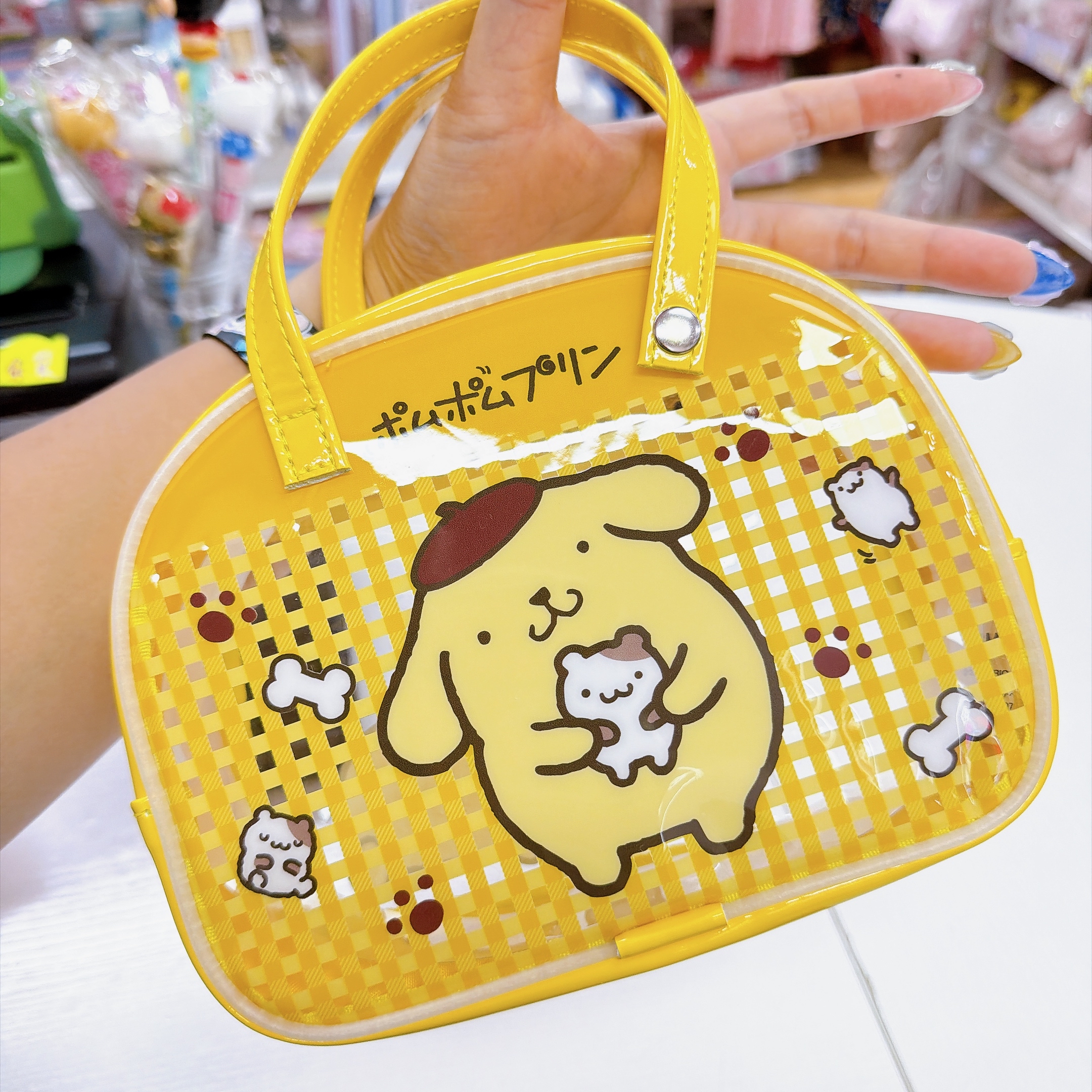 日本直送Sanrio 布甸狗 usahana 手提化妝袋