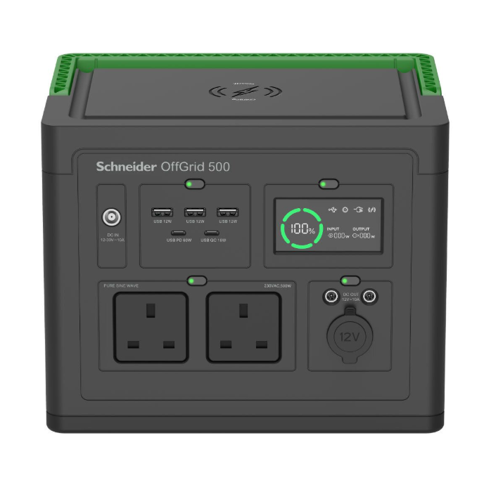 施耐德電氣 - (517Wh) Schneider OffGrid 手提式流動電源(PPS500-UK) #大容量流動電能站 #移動電源 #外置電