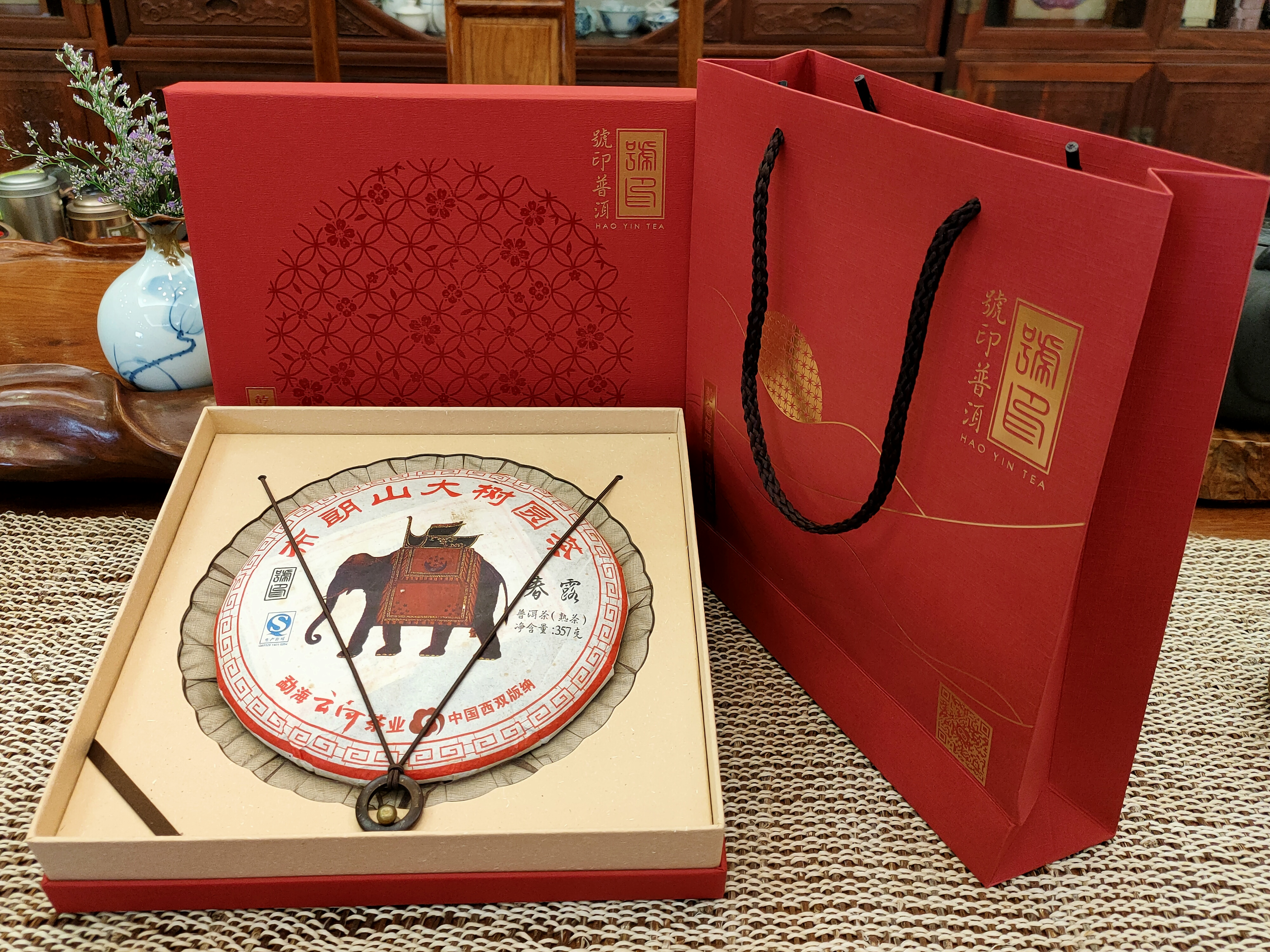 2011年 布朗山大樹圓茶 - 春露 -熟普