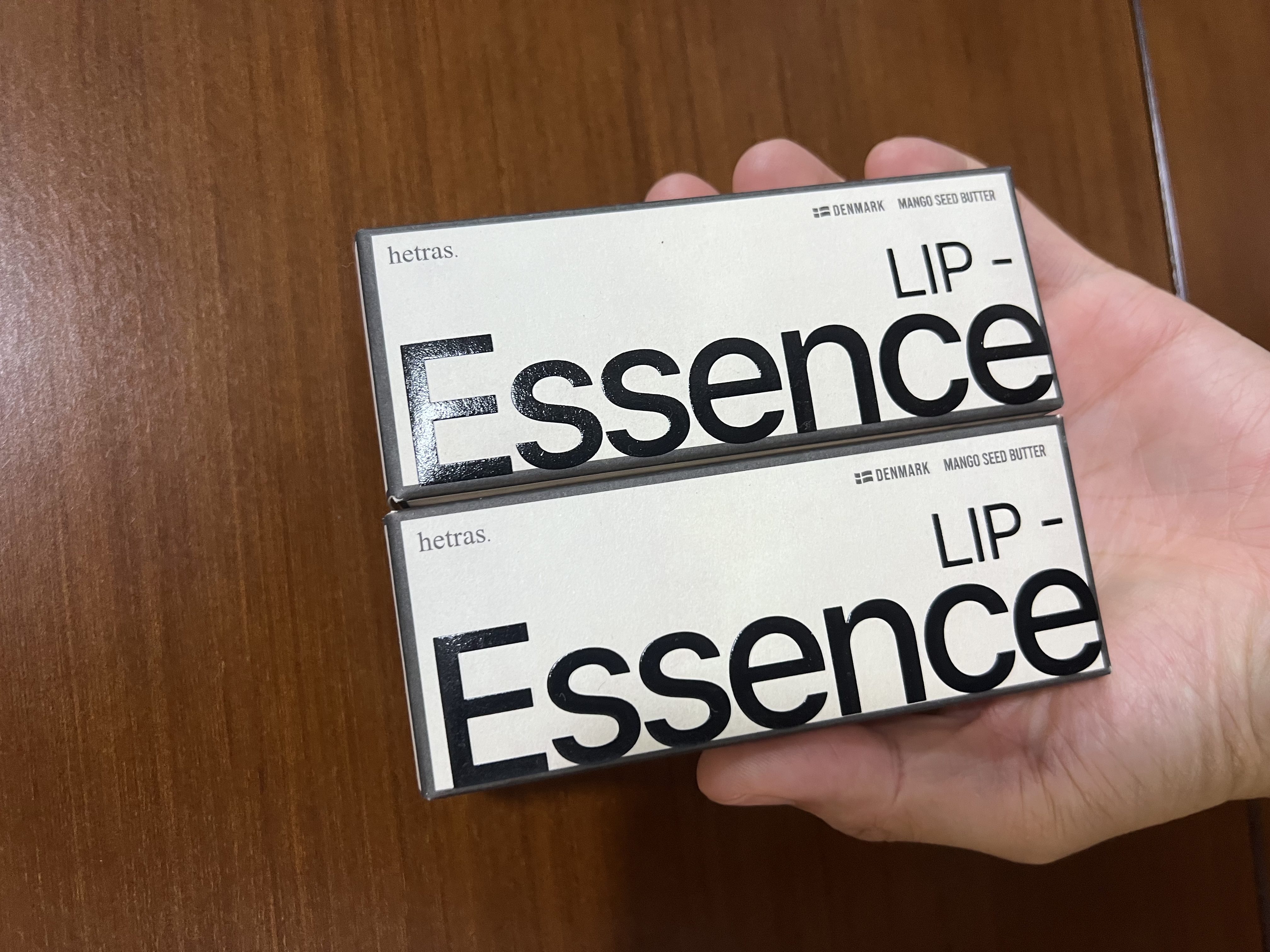💟現貨💟🌸Olive Young熱賣-【1＋1優惠裝】🇰🇷韓國Hetras. Mango Seed Butter Lip Essence 1＋1 Set芒果籽油修護潤唇精華 2支裝😍😍