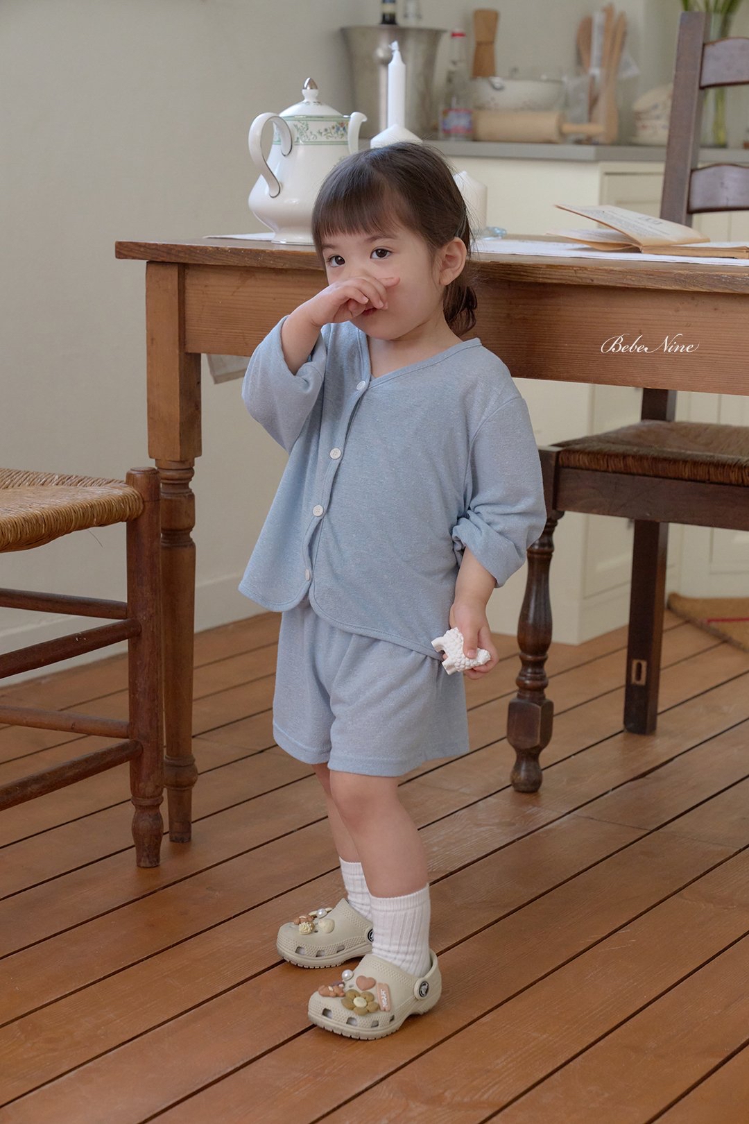 🇰🇷bebenine set (背心+外套+短褲）