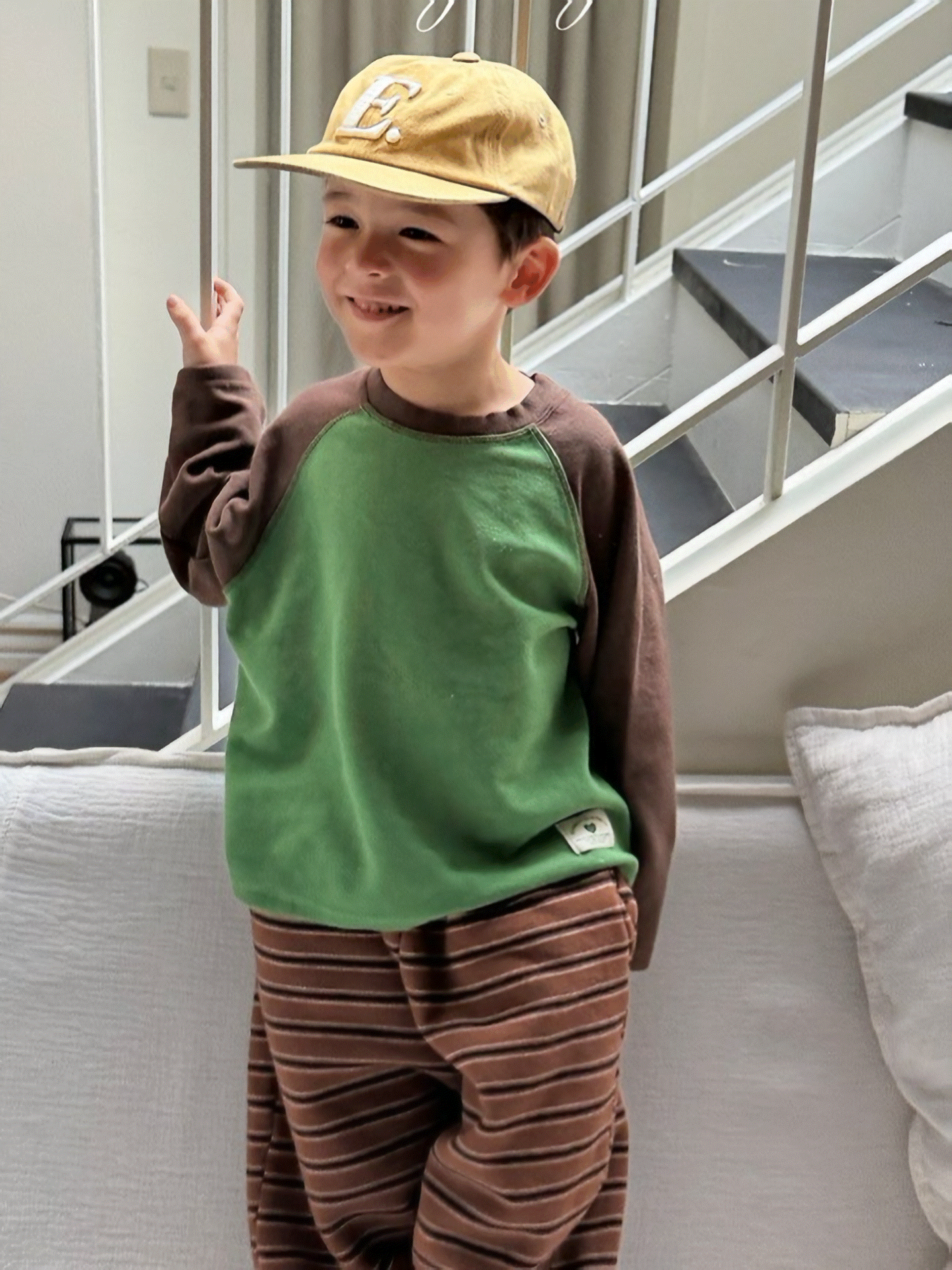 Ellymolly | Raon color raglan t