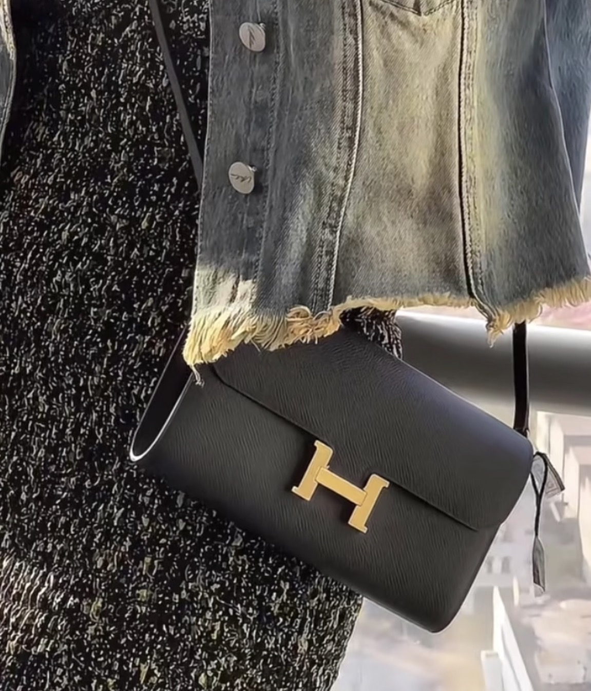 Constance to go 黑金 Epsom K Stamp