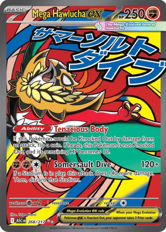 Pokemon TCG Ascended Heroes - Mega Hawlucha EX-268/217