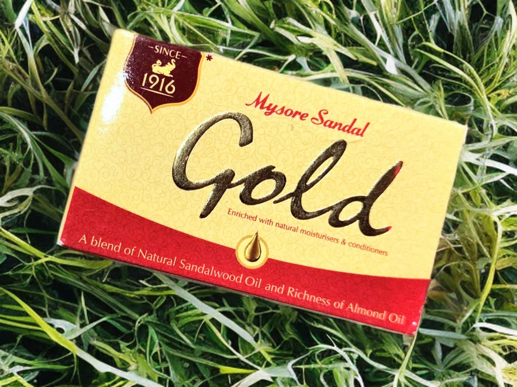 印度 Mysore 檀香皂 (金裝)