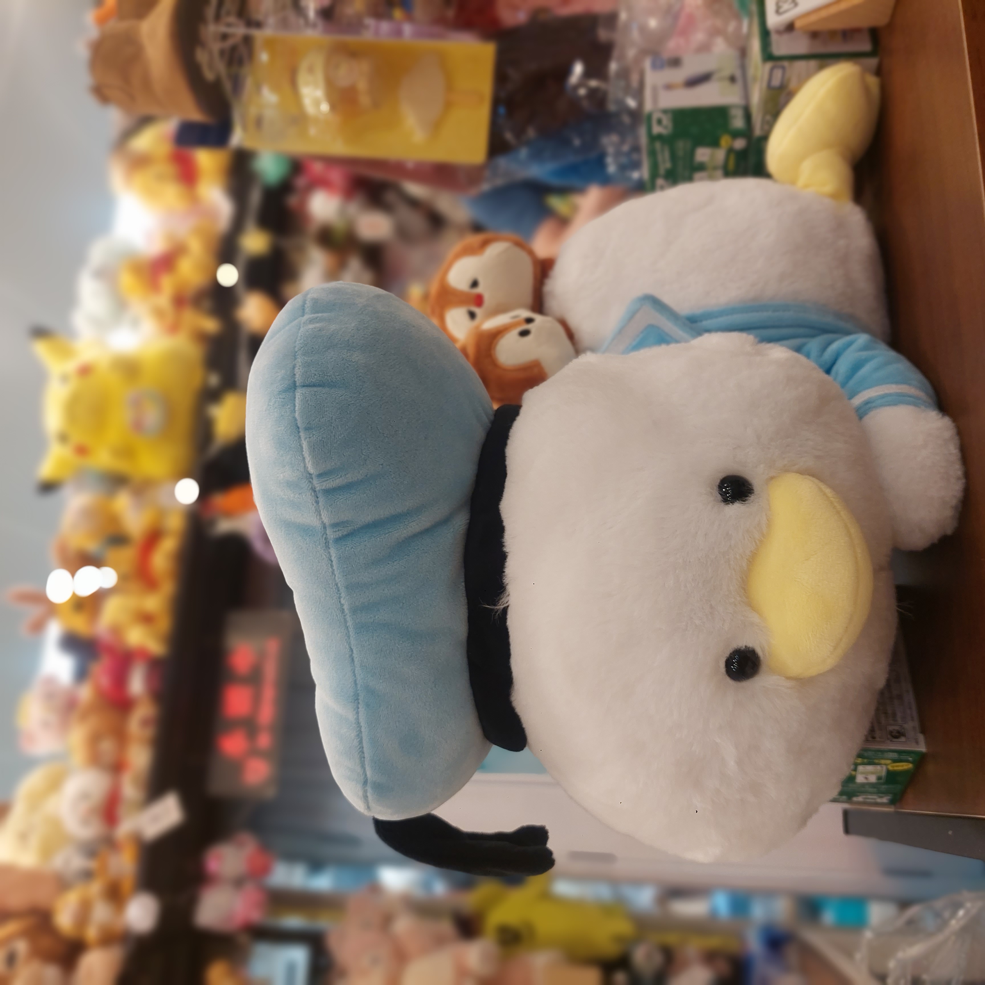 原裝日本 Disney Donald Birthday  L Donald Duck plush  唐老鴨 大公仔 33cm 長原裝日本 Disney Donald Birthday  L Donald Duck plush  唐老鴨 大公仔 33cm 長