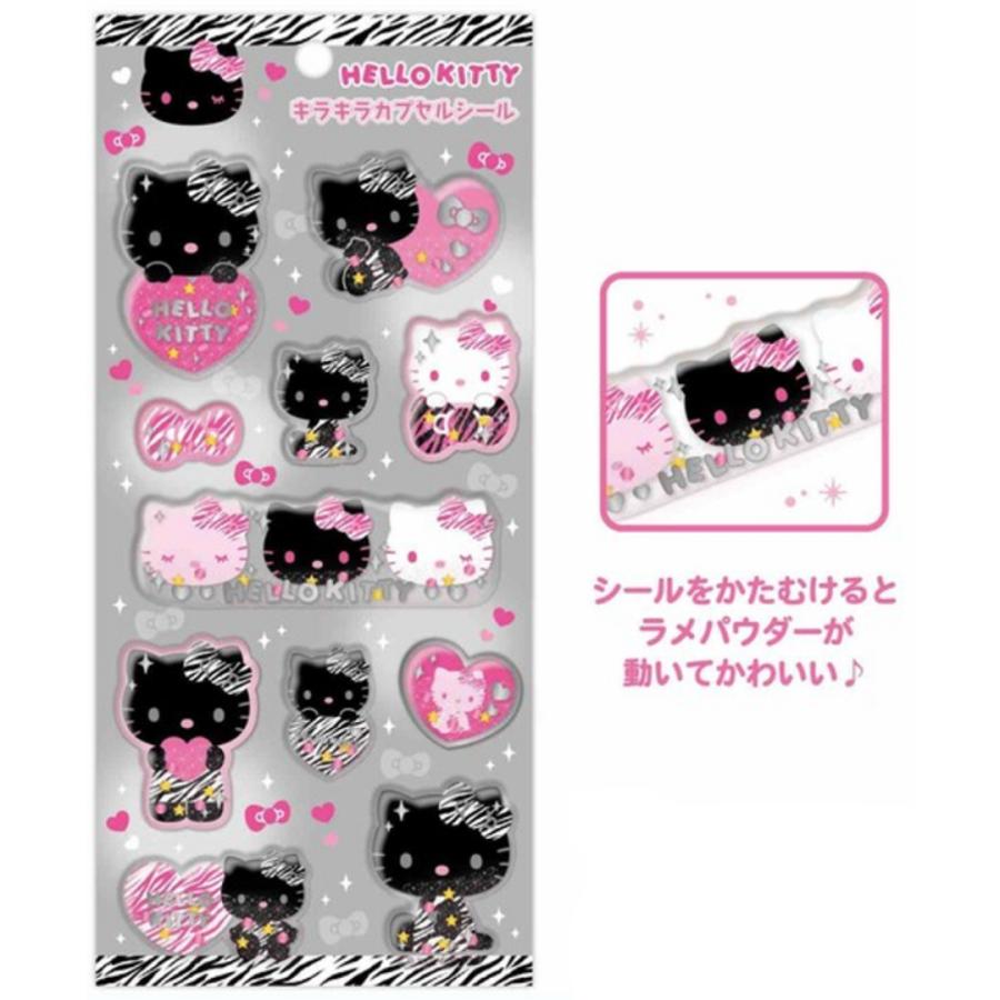 Sanrio Hello Kitty 閃片搖搖貼紙  618179