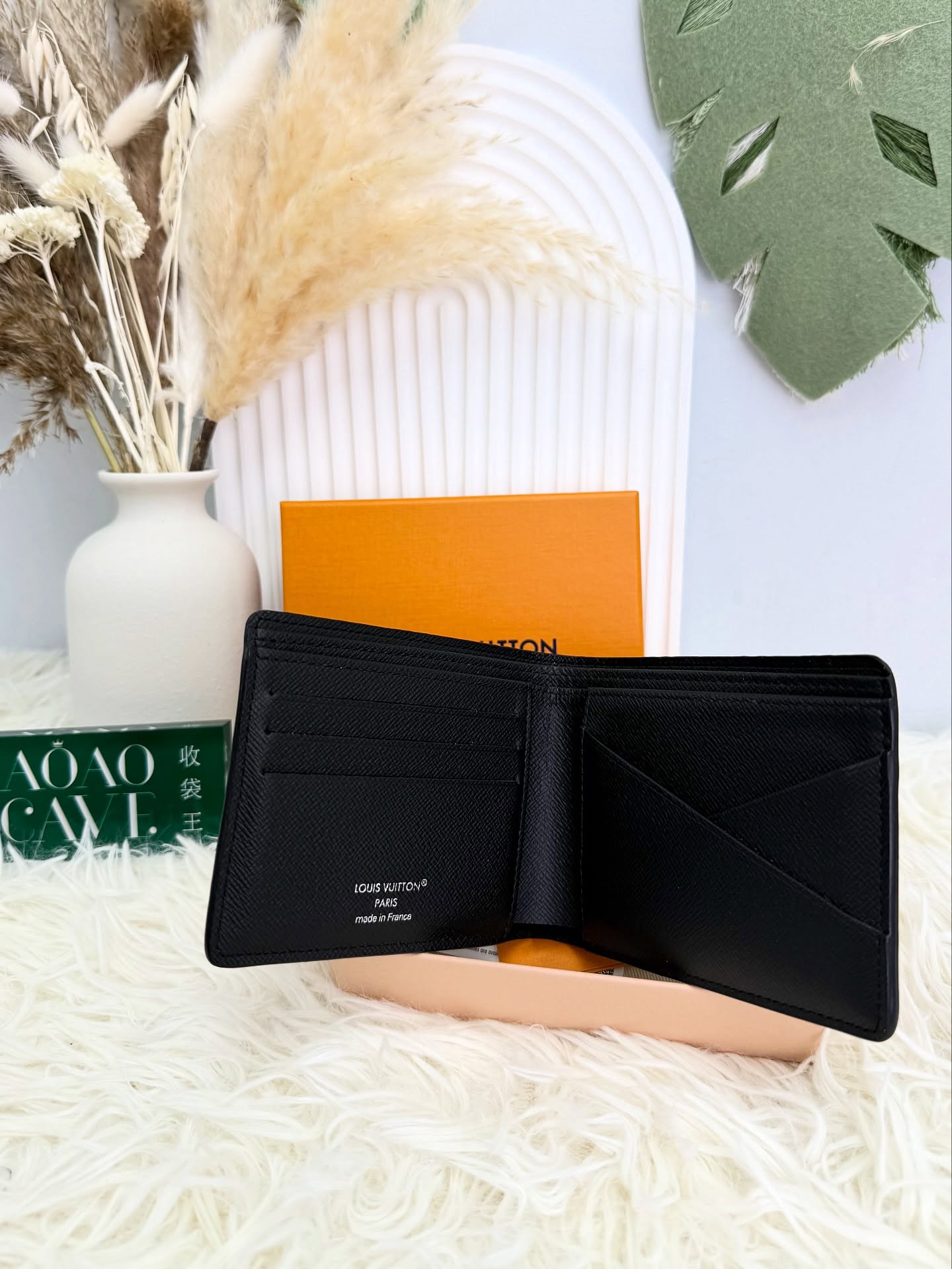 Lv🤍PRE OWNED 黑色老花 wallet 晶片款 有塵袋 有盒🖤