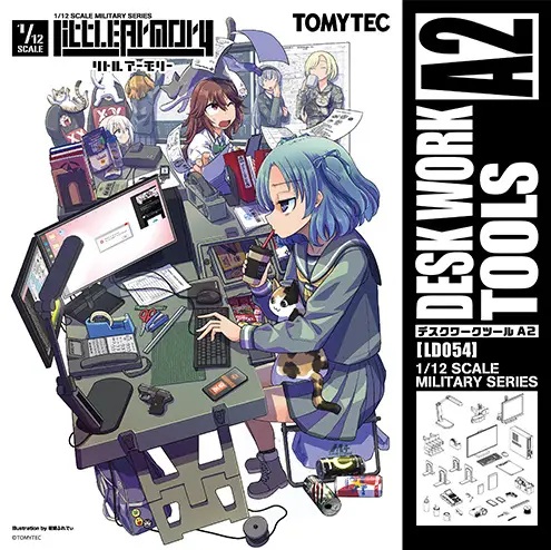 1/12 Little Armory [LD054] Desk Work Tools A2
