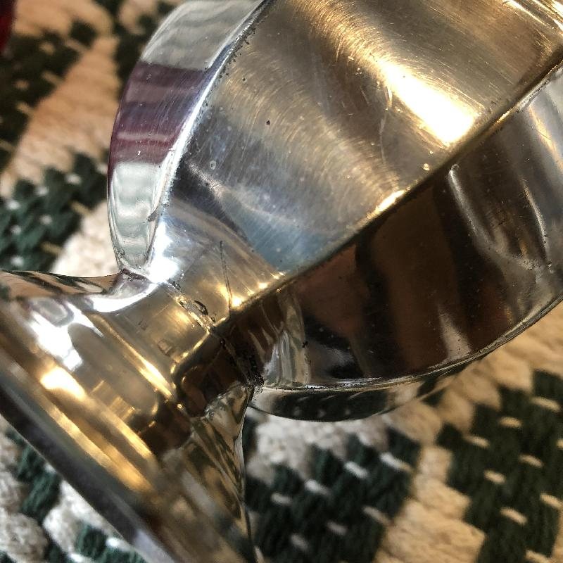 Vintage Modernist Silver Plated Salt/Pepper Shaker(MT824)