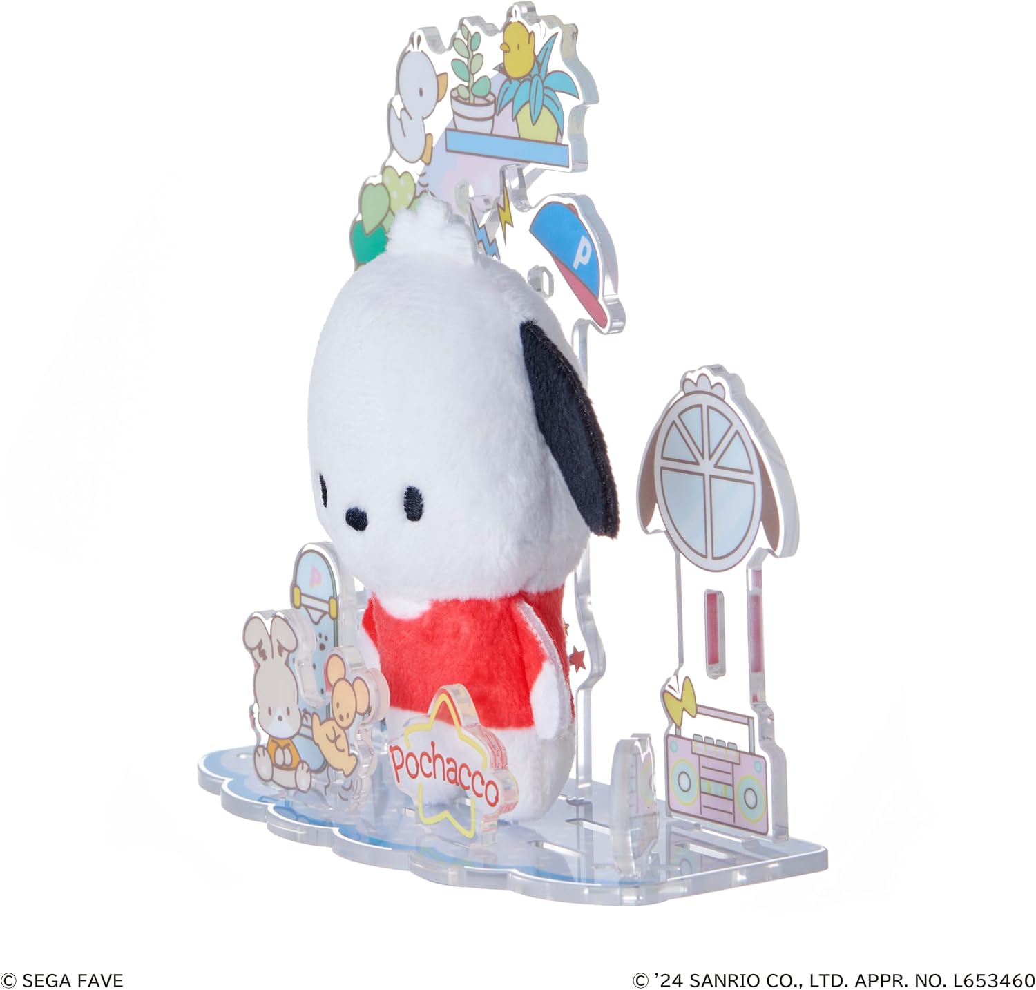 預訂 | 日本 Sanrio 亞加力場景 x 毛公仔擺設套裝/立牌擺設