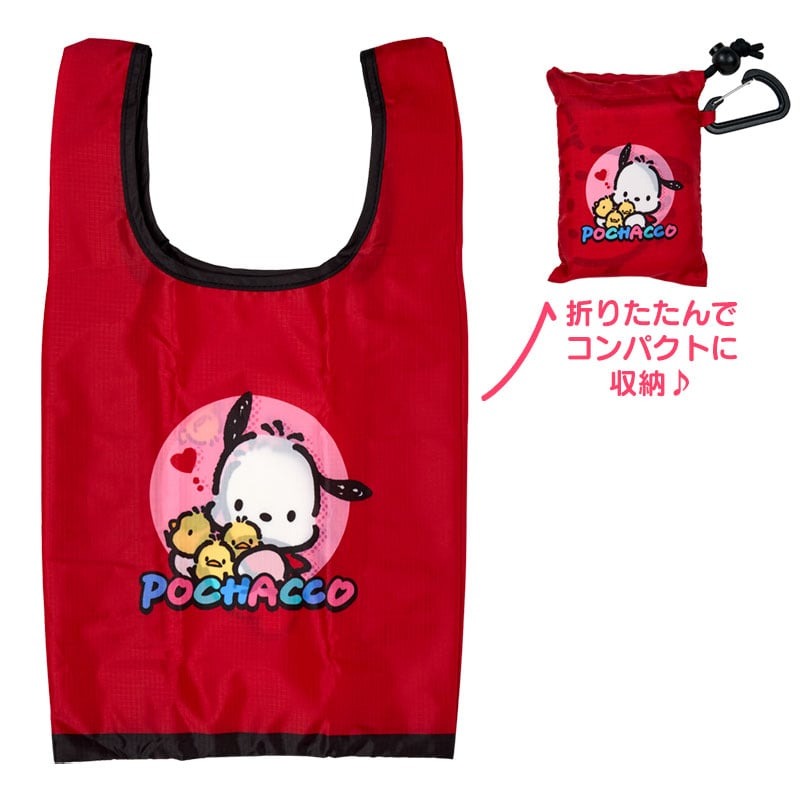 現貨｜Sanrio Pochacco PC狗 日版 手挽 環保袋 + 收納袋 (77885-1)