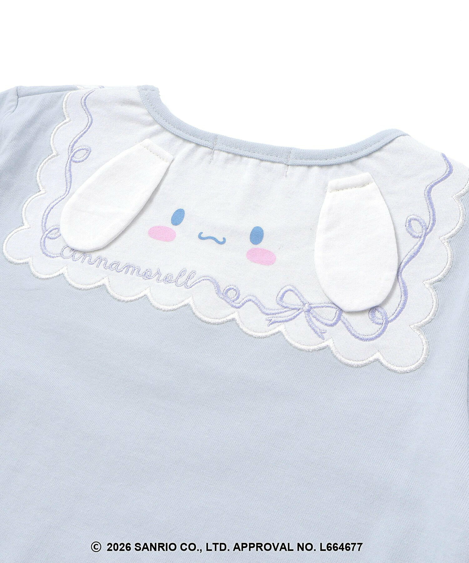 🇯🇵預訂 日本直送🇯🇵Slap Slip x Sanrio系列兩色人物印花立體耳朵刺繡水手領扇形袖上衣