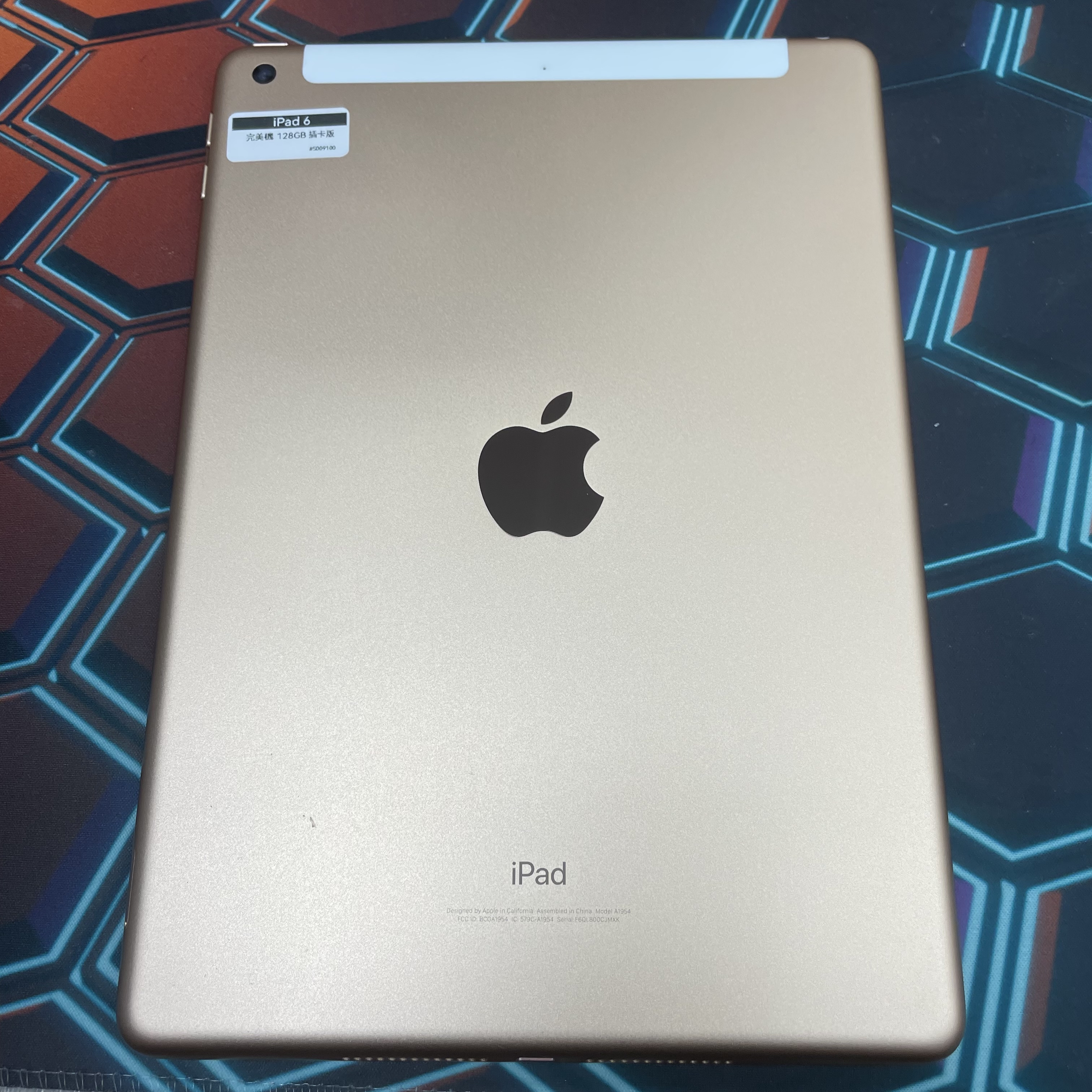 *6951 iPad 6 未使用品 128GB 插卡版 粉色 pink