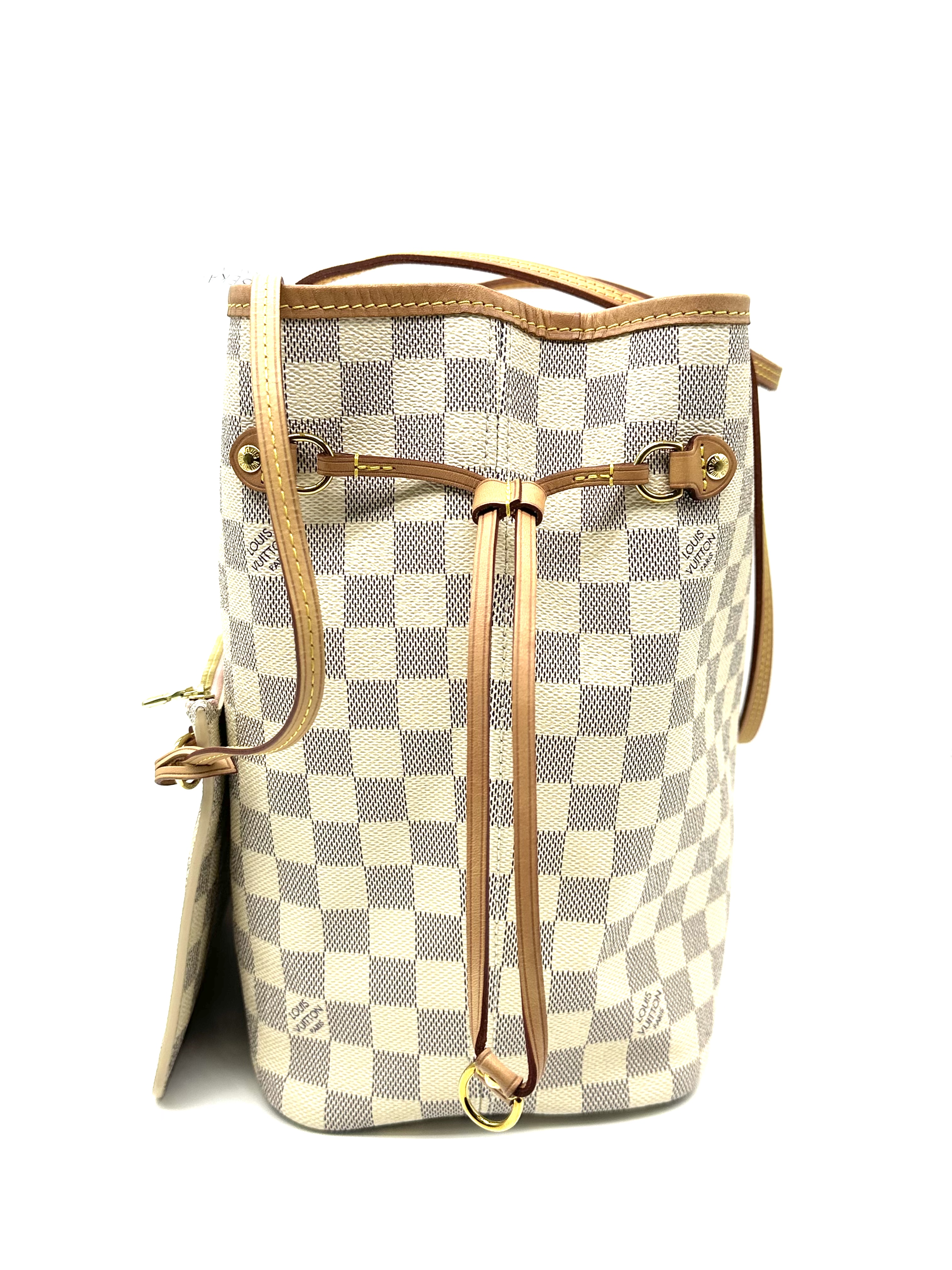 Pre-Owned Louis Vuitton Damier Azur Neverfull PM tote bag / Product Code: 26040901