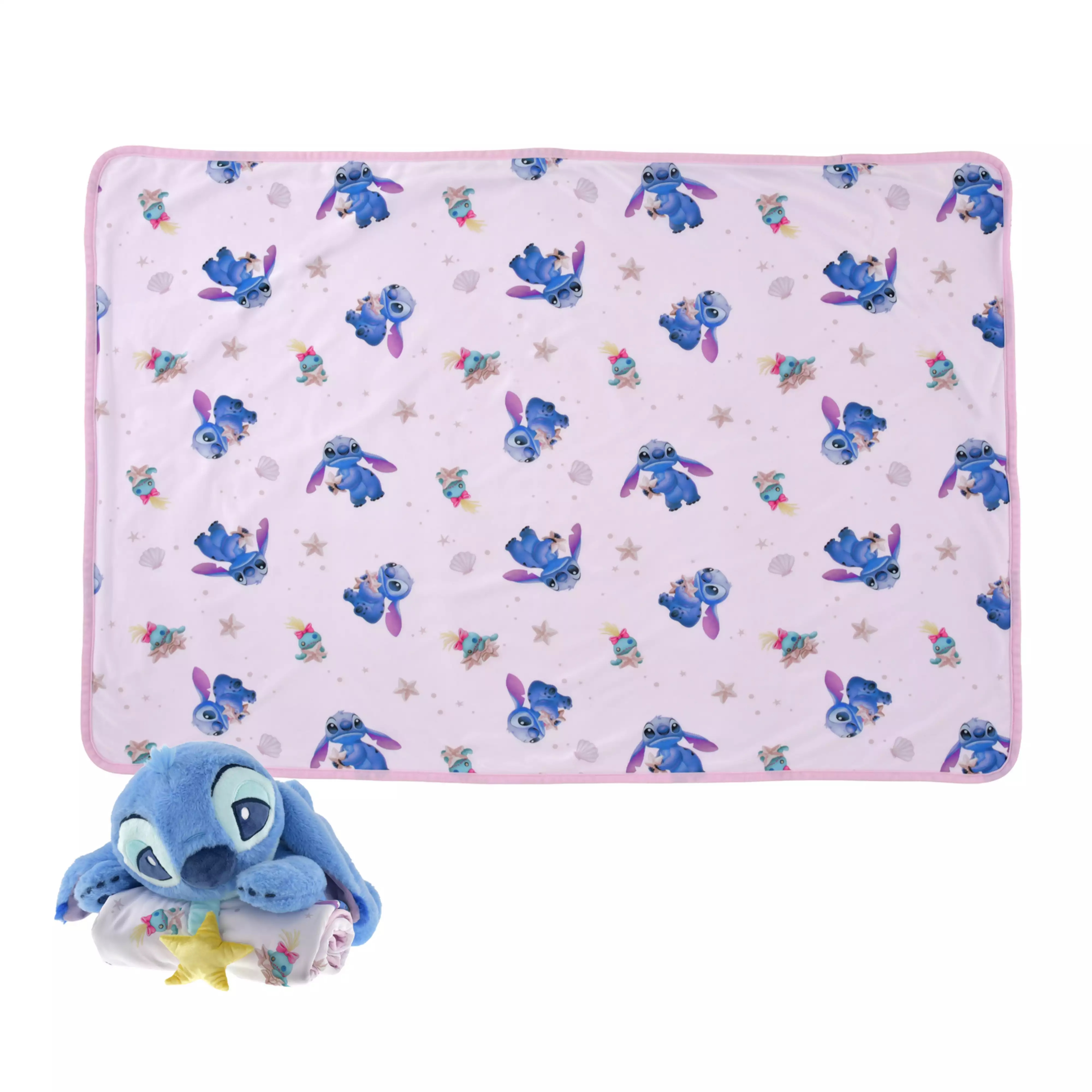 🌸 【預訂】Stitch & Scrump Cool Blanket - Disney Stitch Day Collection