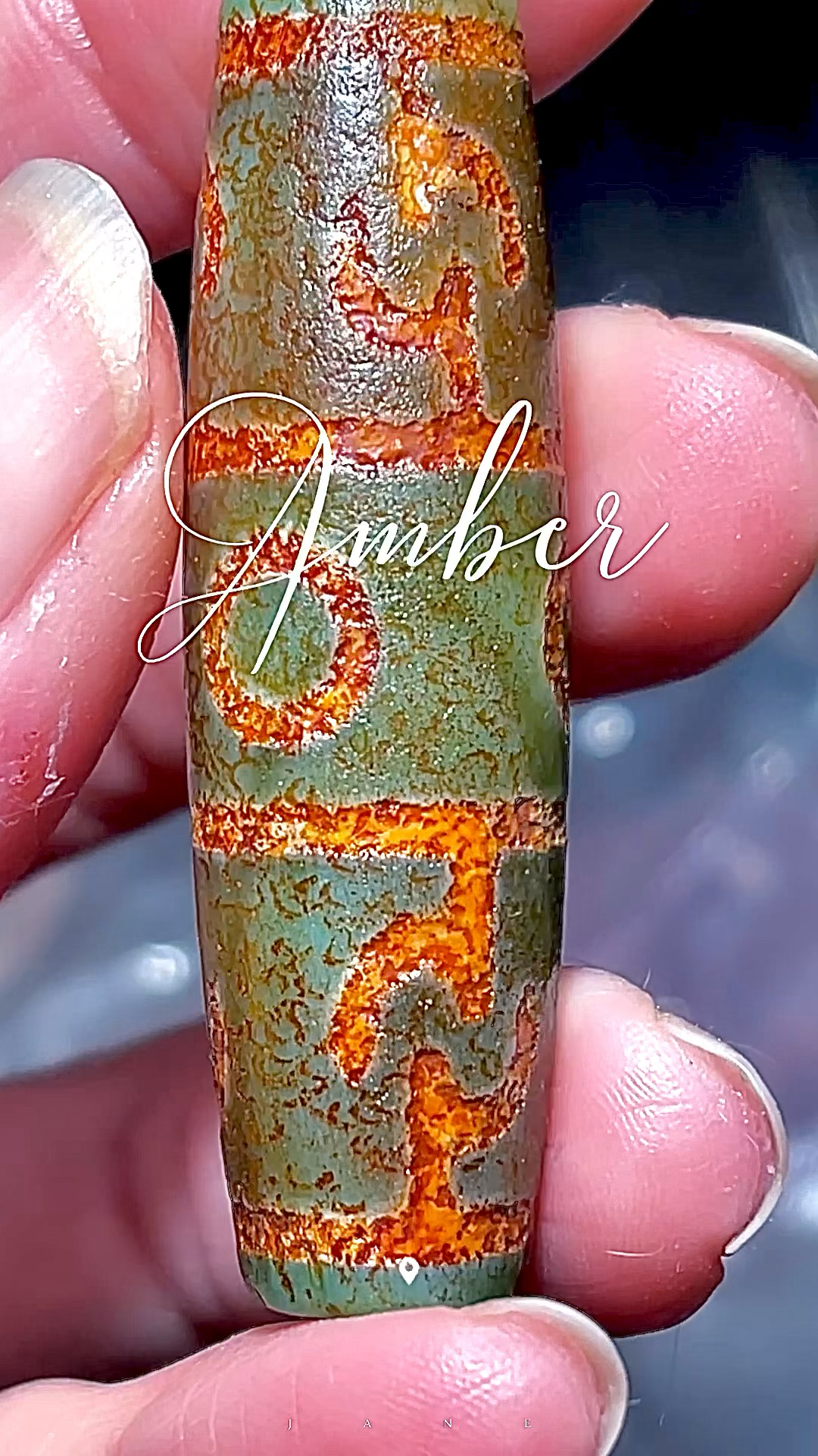 西藏蓮師法器天珠