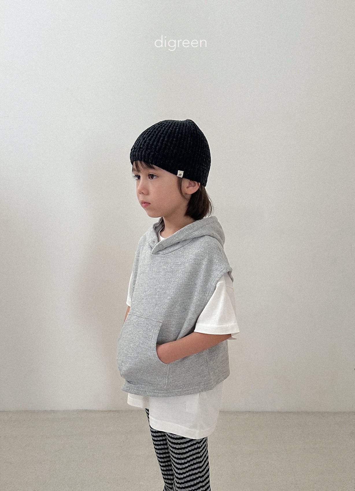 Digreen | Woody hooded vest 