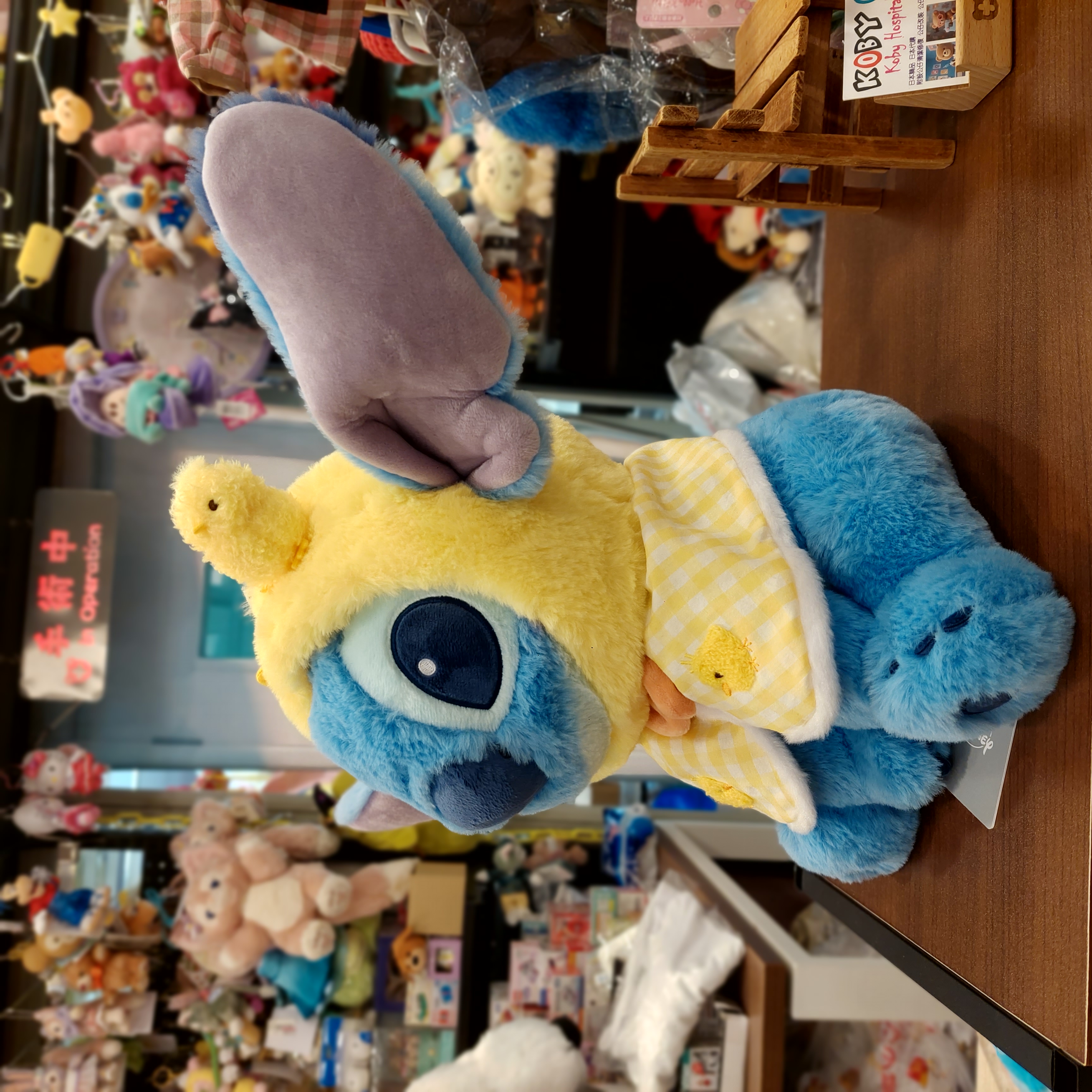 日本廸士尼 Stitch 史廸仔  Esther 小雞造型 大公仔 35cm
