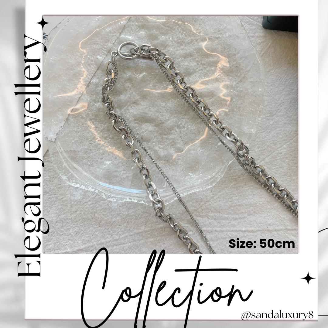 Elegant Jewellery Collection Cool Man Titanium Steel Necklace 