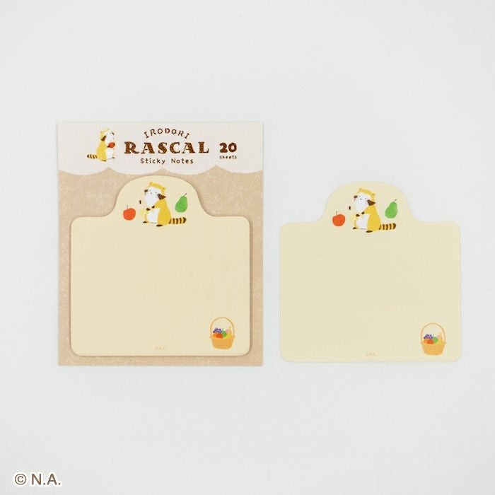現貨｜IRODORI RASCAL 小浣熊 日本製 便利貼 (水果 QF268)