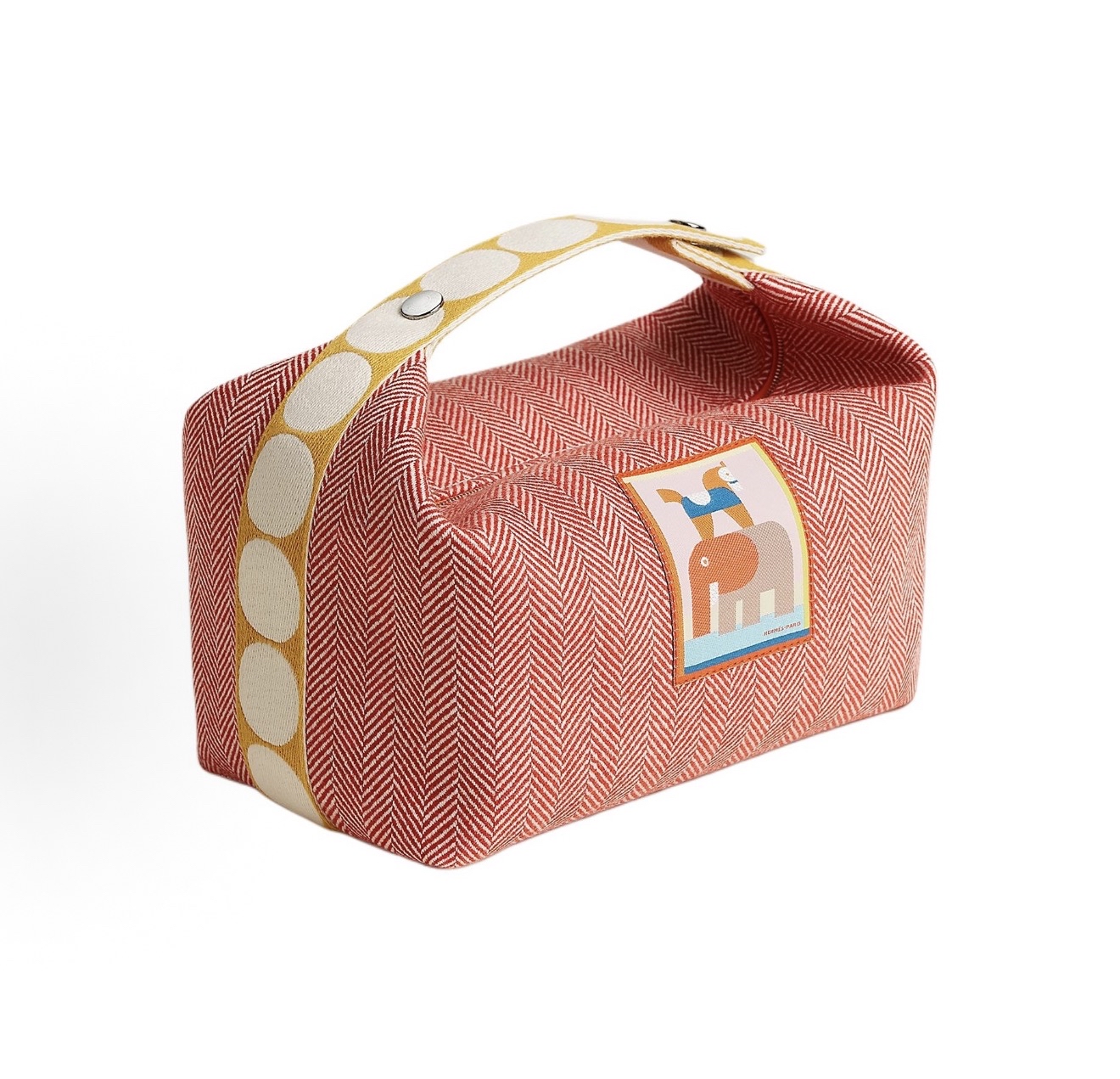 全新HERMES飯盒包Bride-A Brac 26大尺寸 瓦紅色