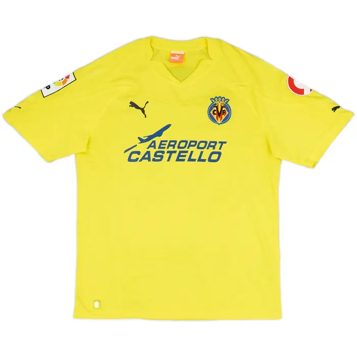 Puma Villarreal 維拉里爾 2010-11 主場球衣 (連印字臂章)