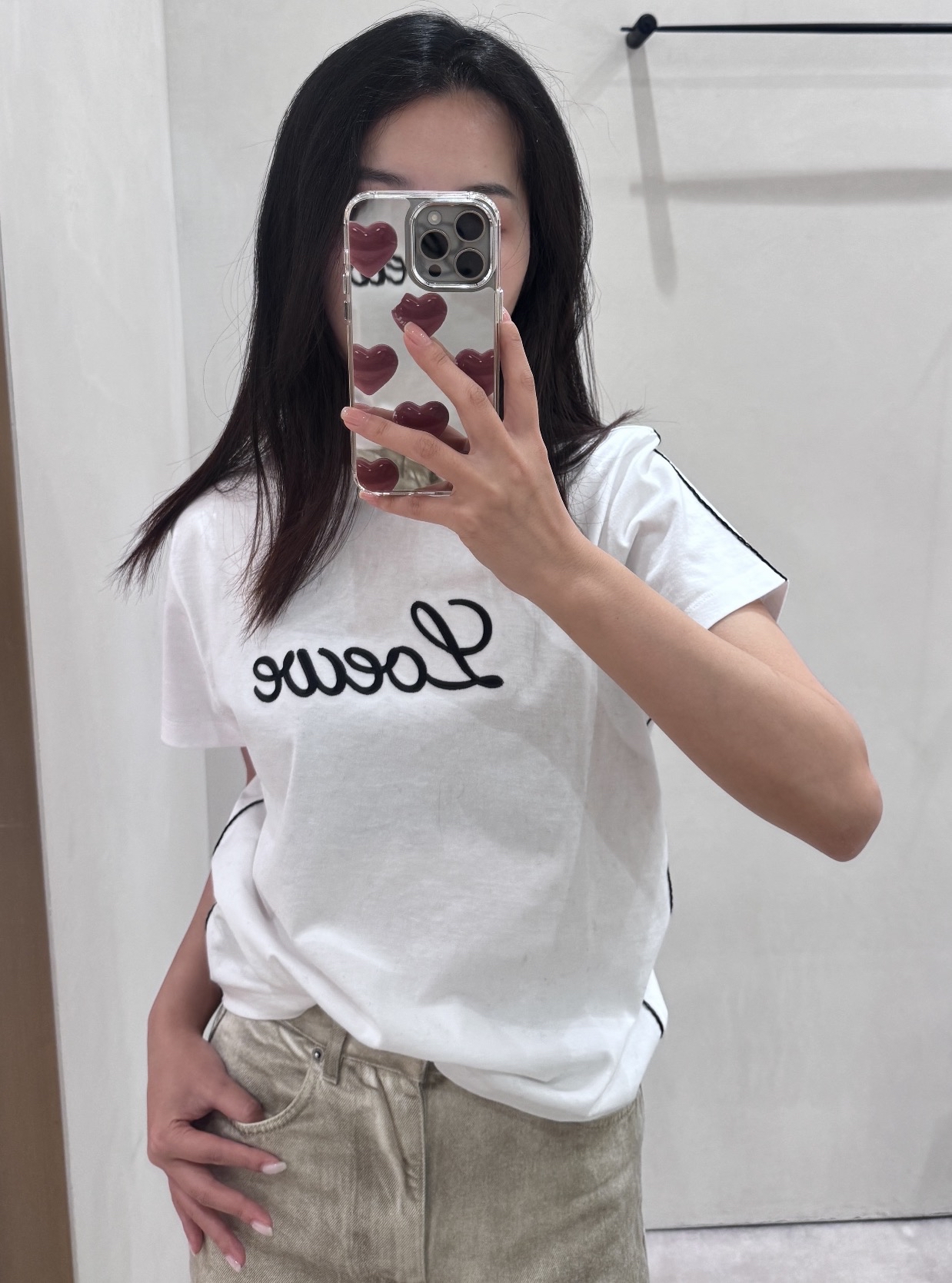 訂貨📮Loewe 新款 白色logo tee  Size XS/S/M/L