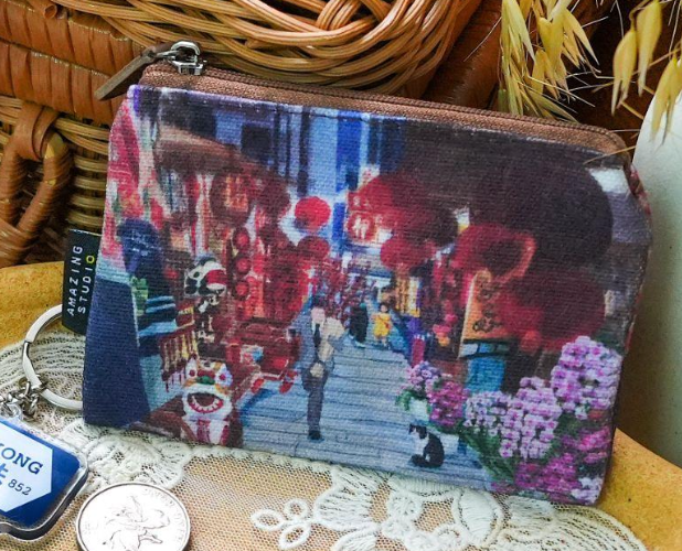 帆布零錢袋 - 石板街