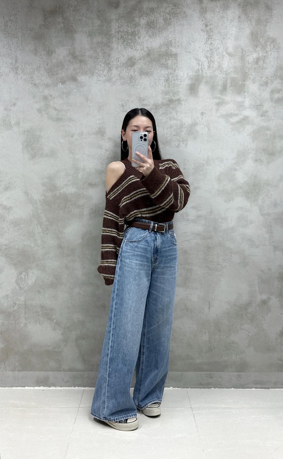 洗水直腳牛仔褲