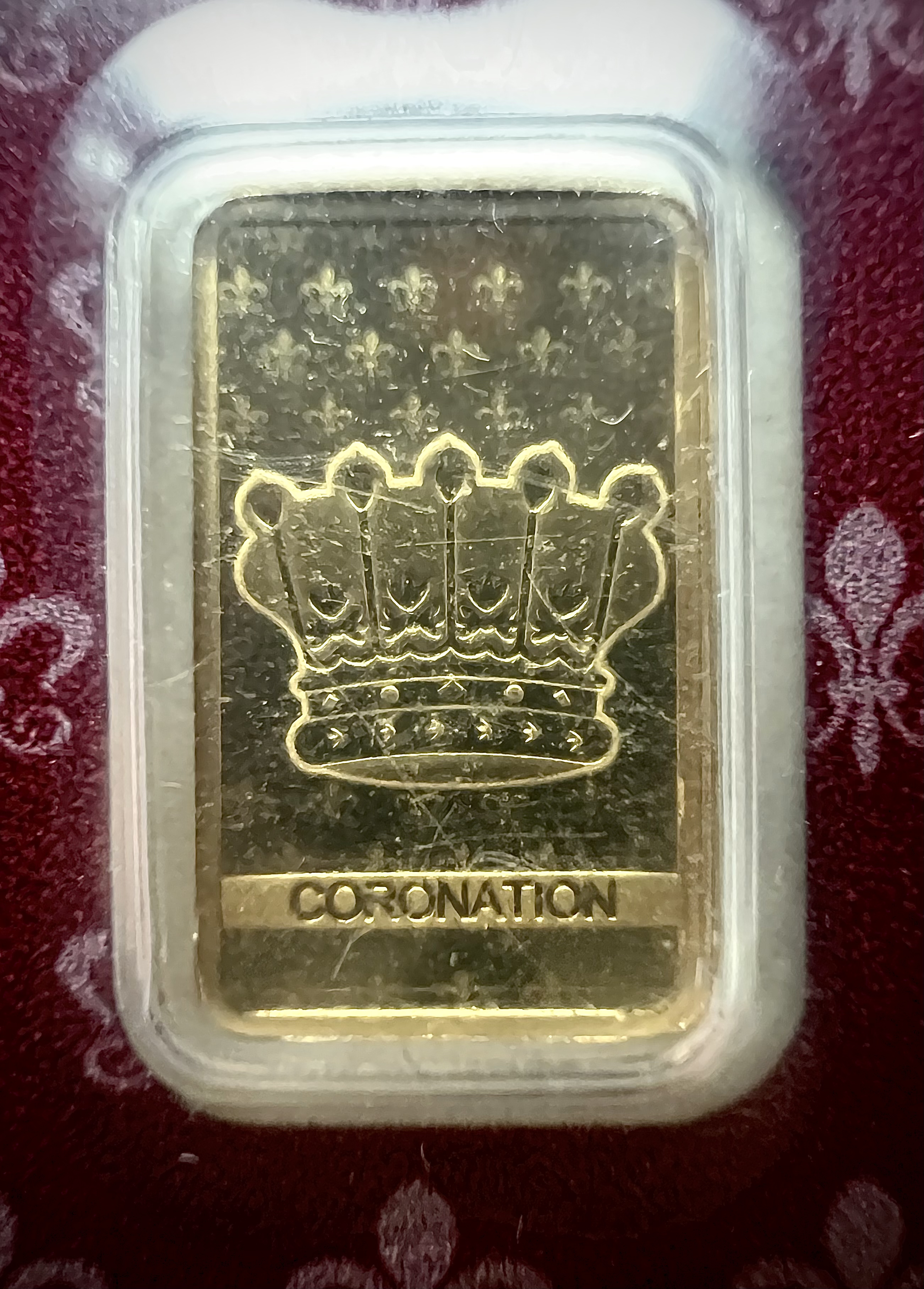 (SN3063) PAMP RARE Coronation King Charles III 1g🇨🇭Swiss Limited Gold Bar Emas 999.9 查尔斯王加冕礼金条