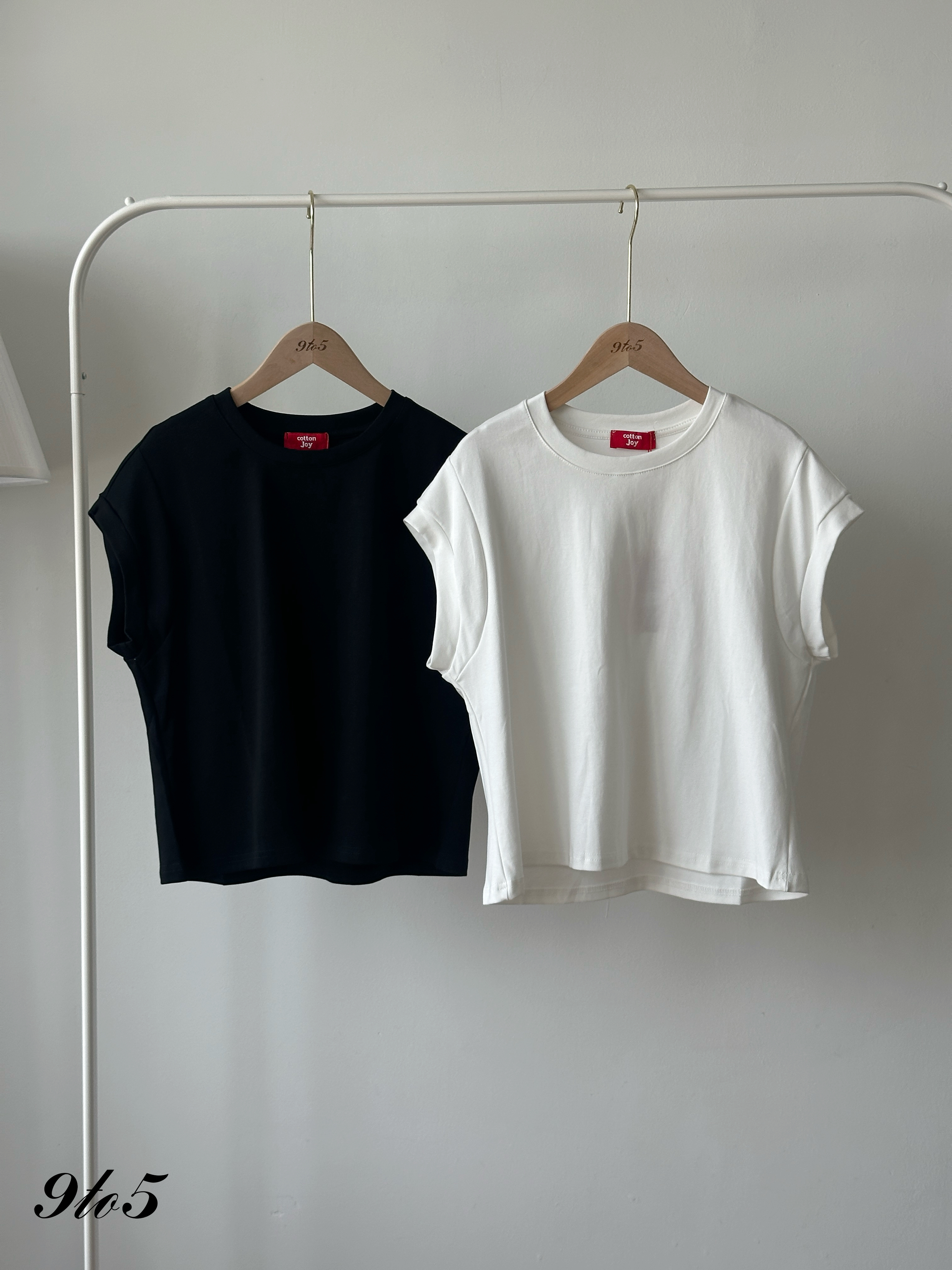 T4431 Cape Sleeve Plain Tee - 5 Colors 