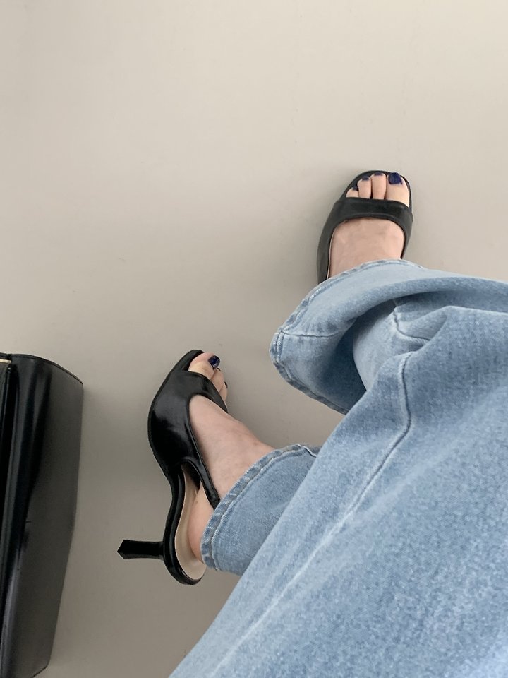 Open-toe Slingback (4 colors)