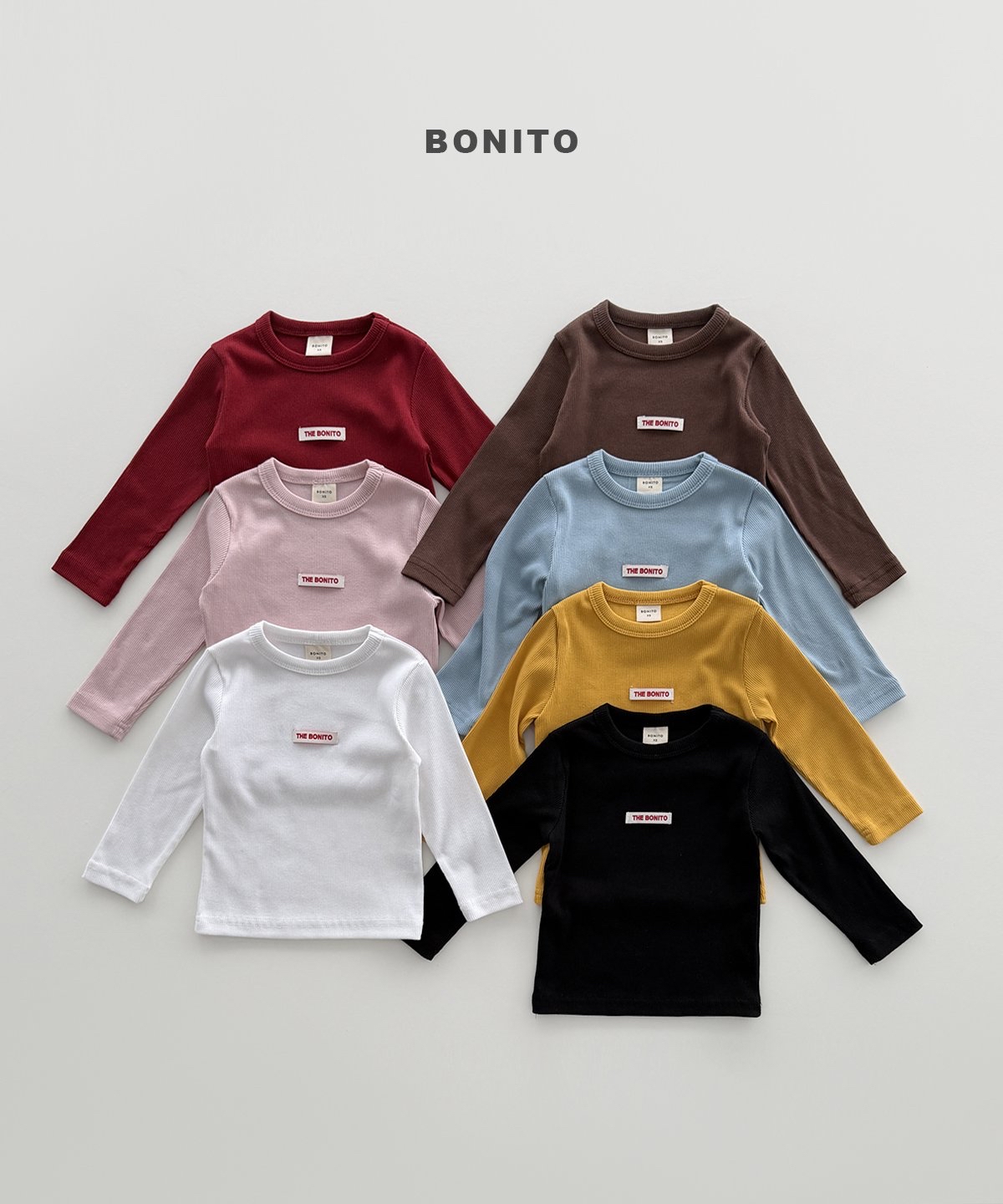 Bonito | Colored Ribbed Tee