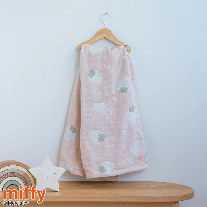 ♡日本製Miffy四重紗布系列。
