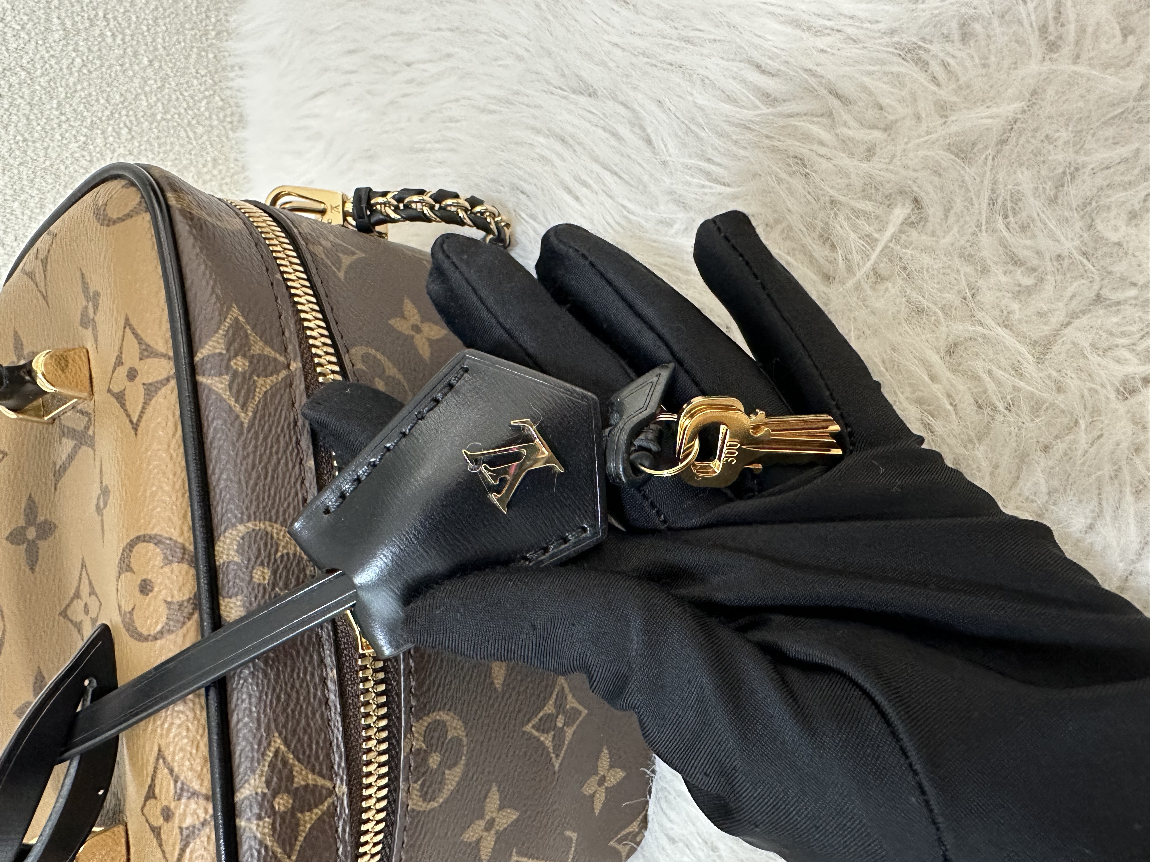 Pre-owned Louis Vuttion Vanity PM Monogram Reverse Canvas /  Product Code: 26022110