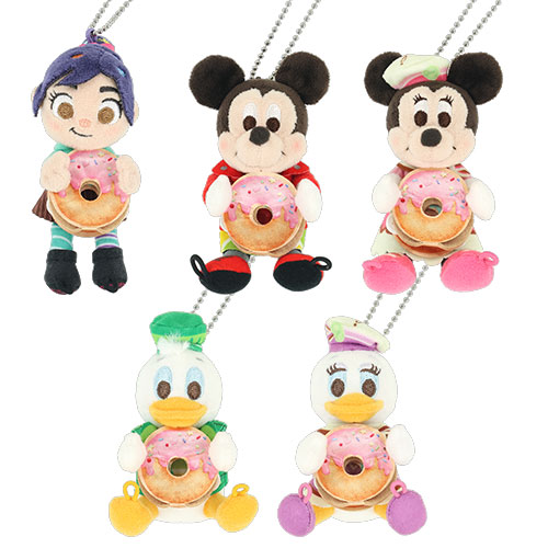 【預訂】TDR Vanellope's Sweets Pop World - 公仔掛飾全套