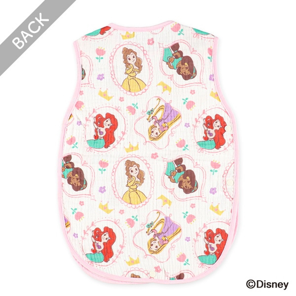 🇯🇵預訂 日本直送🇯🇵Disney公主滿印棉紗背心防踢睡袋