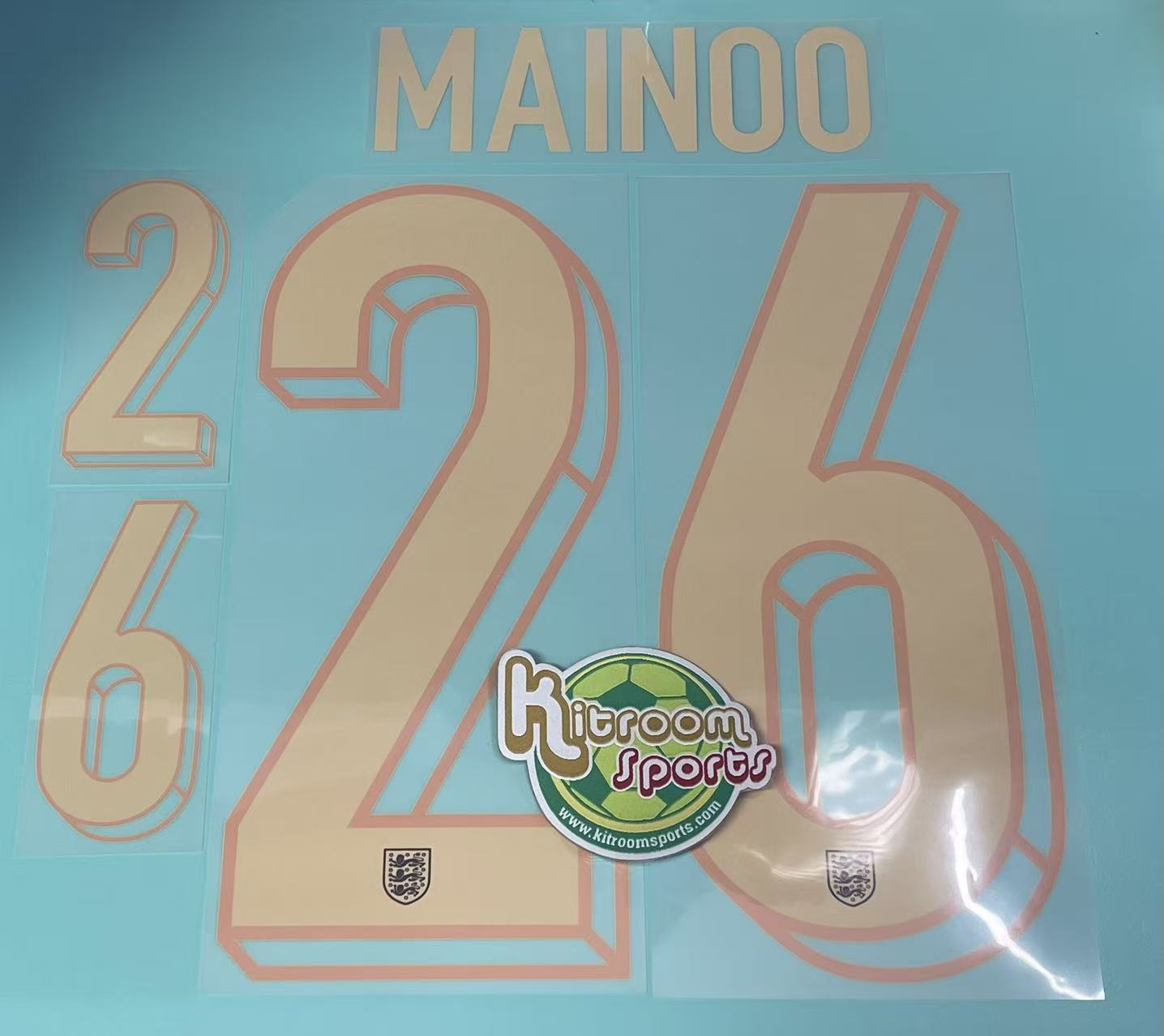 2024 England Away Nameset #26 MAINOO