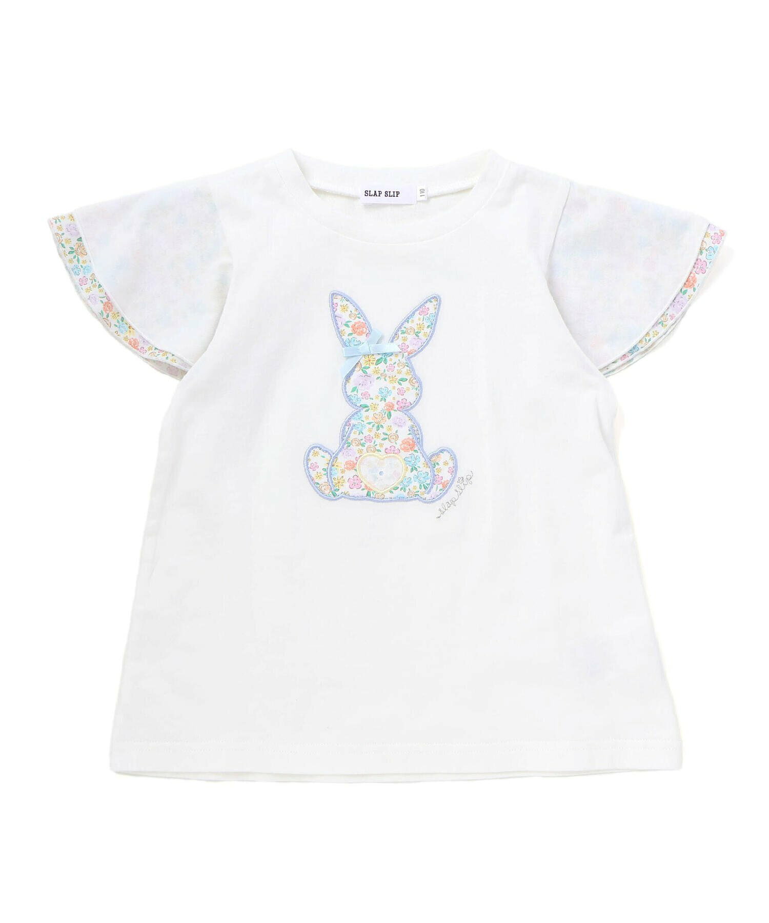 🆕【⭐訂購⭐】🌀 🇯🇵 日本直送 碎花兔仔圖案 飄逸雙層蝴蝶袖 上衣［2款選］🌀[ELDA-0149][260516]