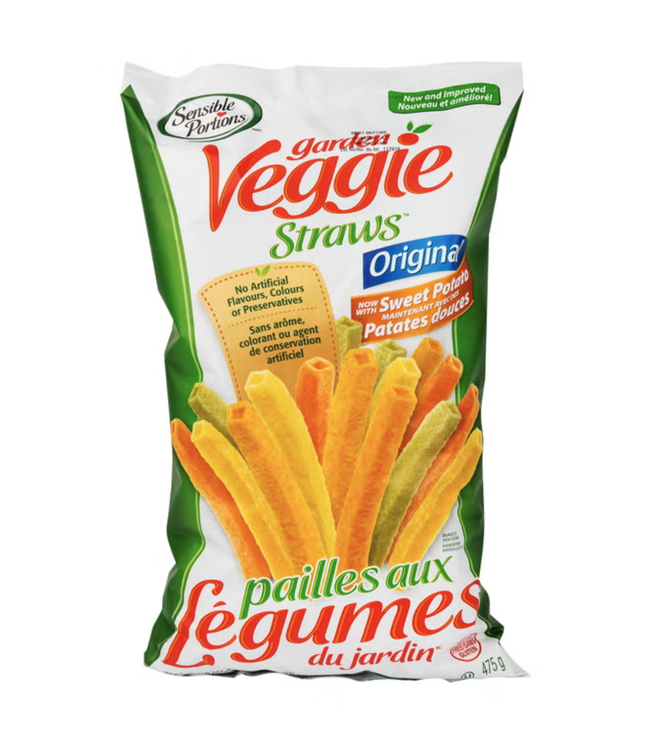 Sensible Portions Garden Veggie Straws 475g大容量裝(2包起)