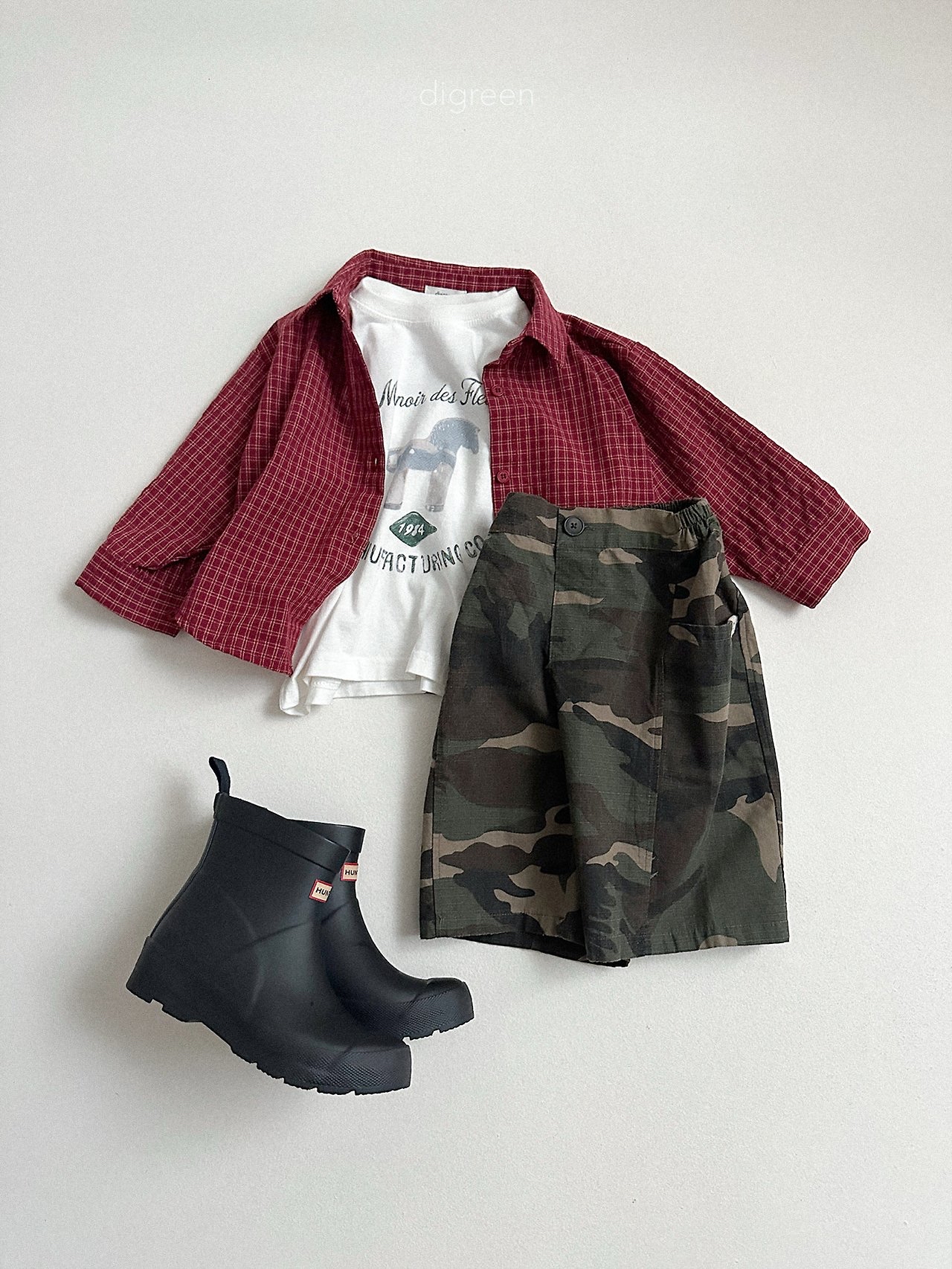 Digreen | camo bermuda 