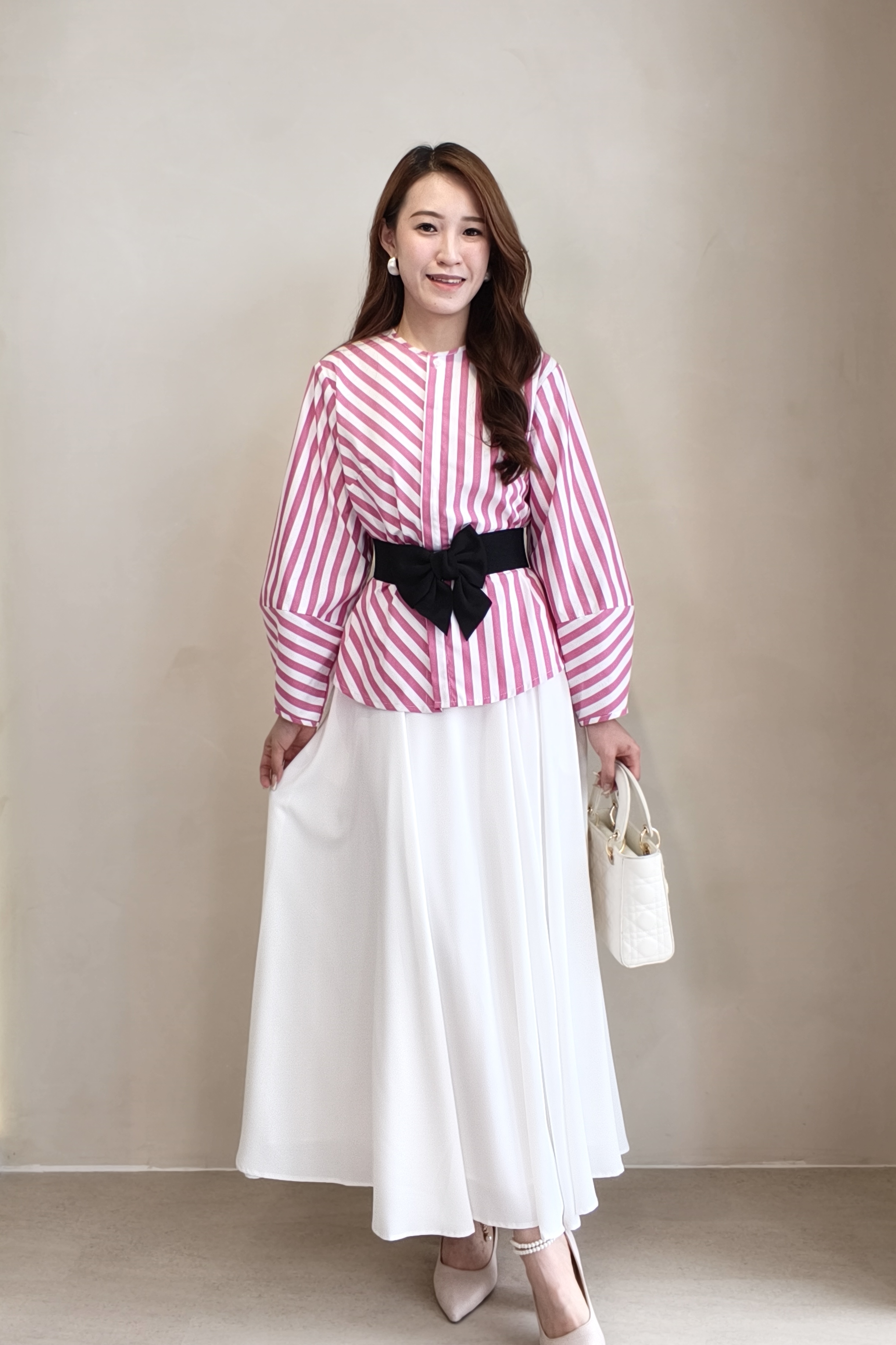 12241347 Celeste Grace Maxi Flare Skirt